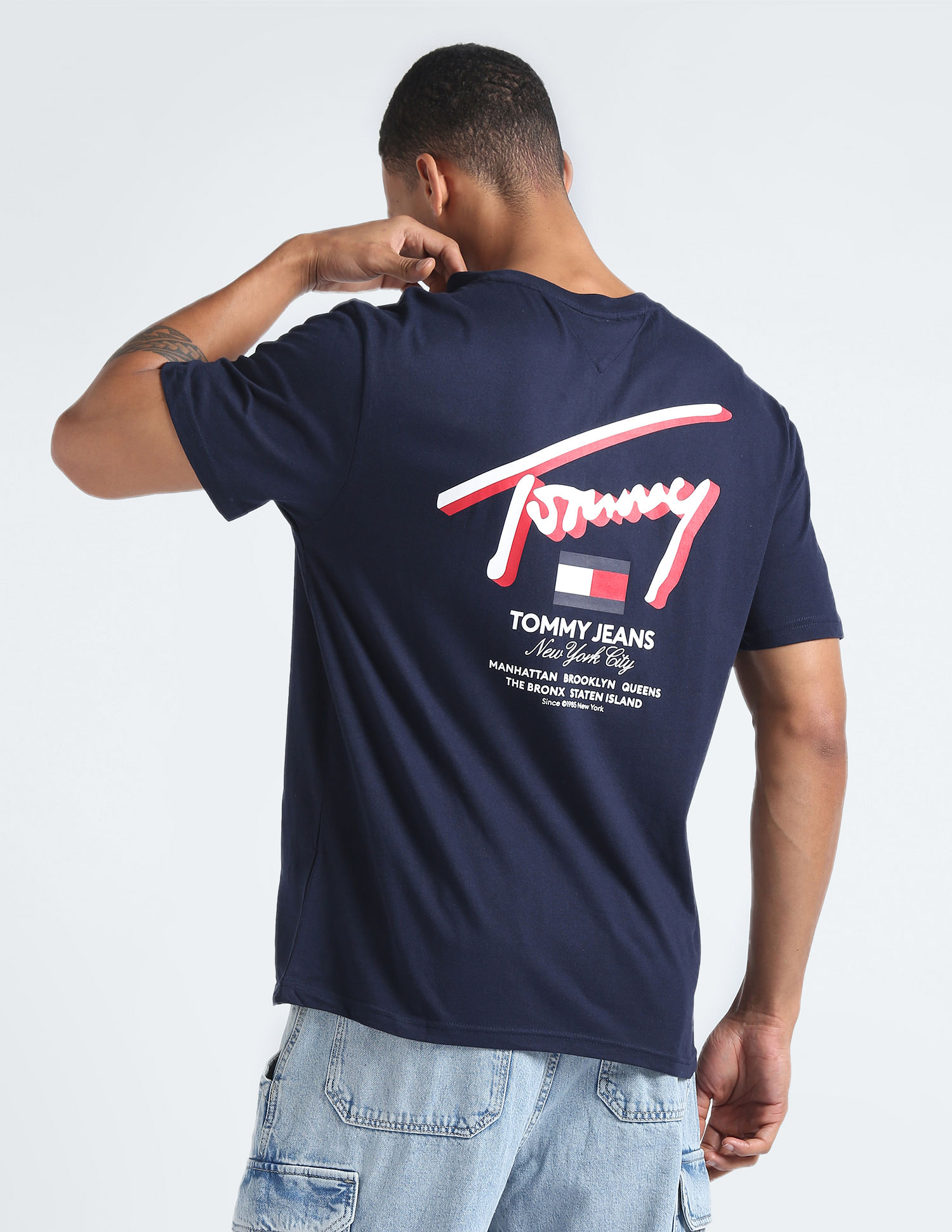 Tommy Hilfiger 3D Street Signature Cotton T-Shirt