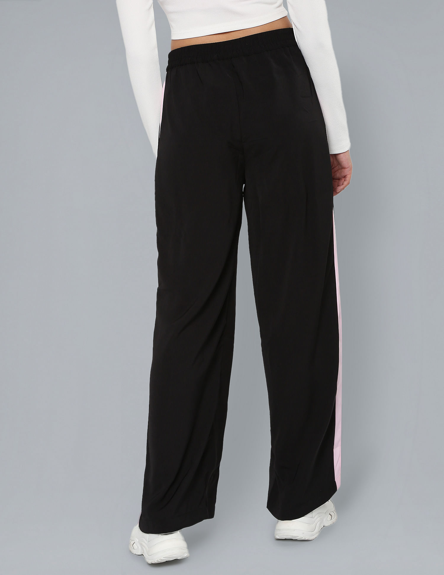 Buy BLACKBERRYS Solid Polyester Cotton Slim Fit Men's Track Pants |  Shoppers Stop