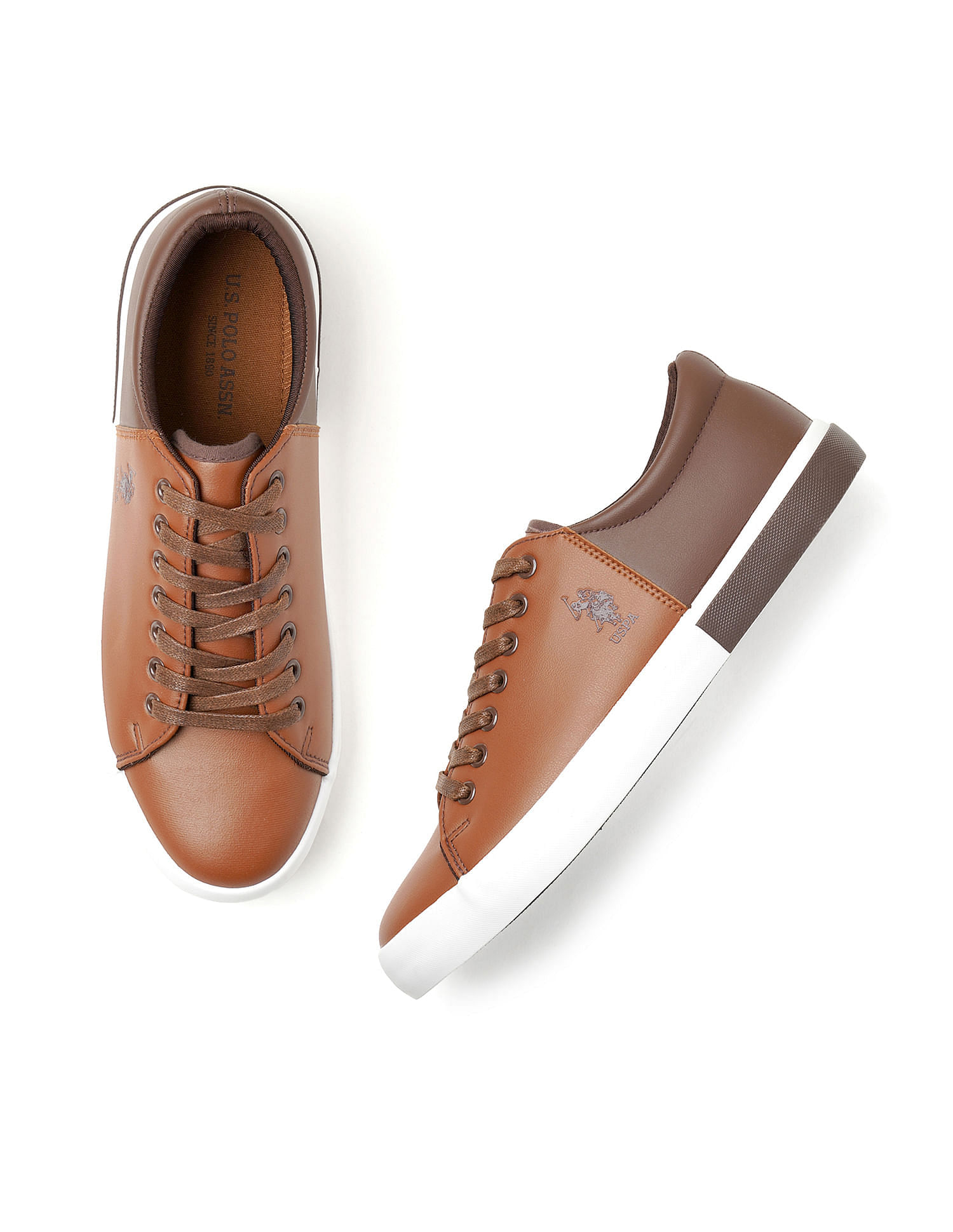 U.S. Polo Assn. Men Panal 3.0 Colourblocked Sneakers
