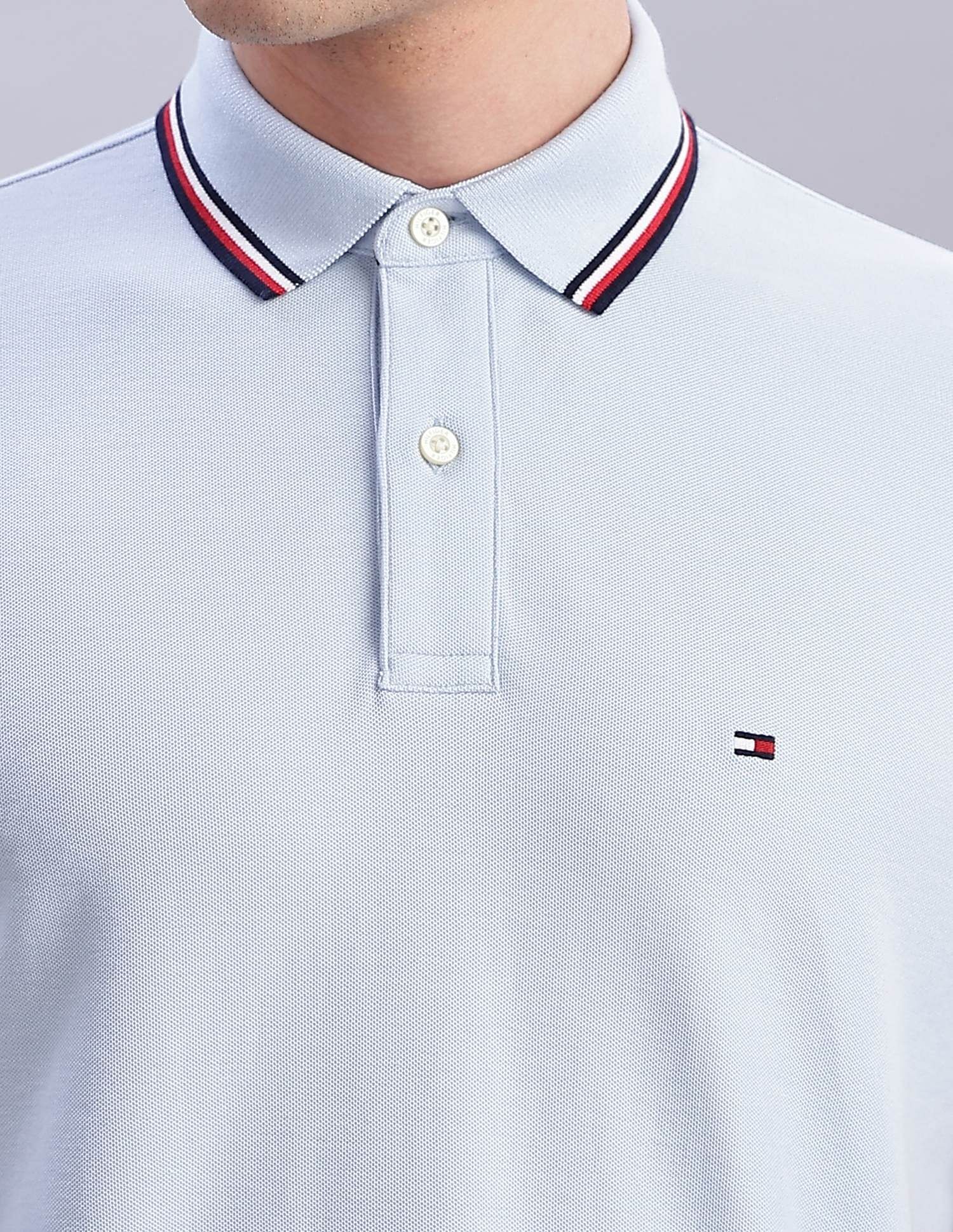 Tommy Hilfiger Solid Regular-Fit Cotton Polo Shirts