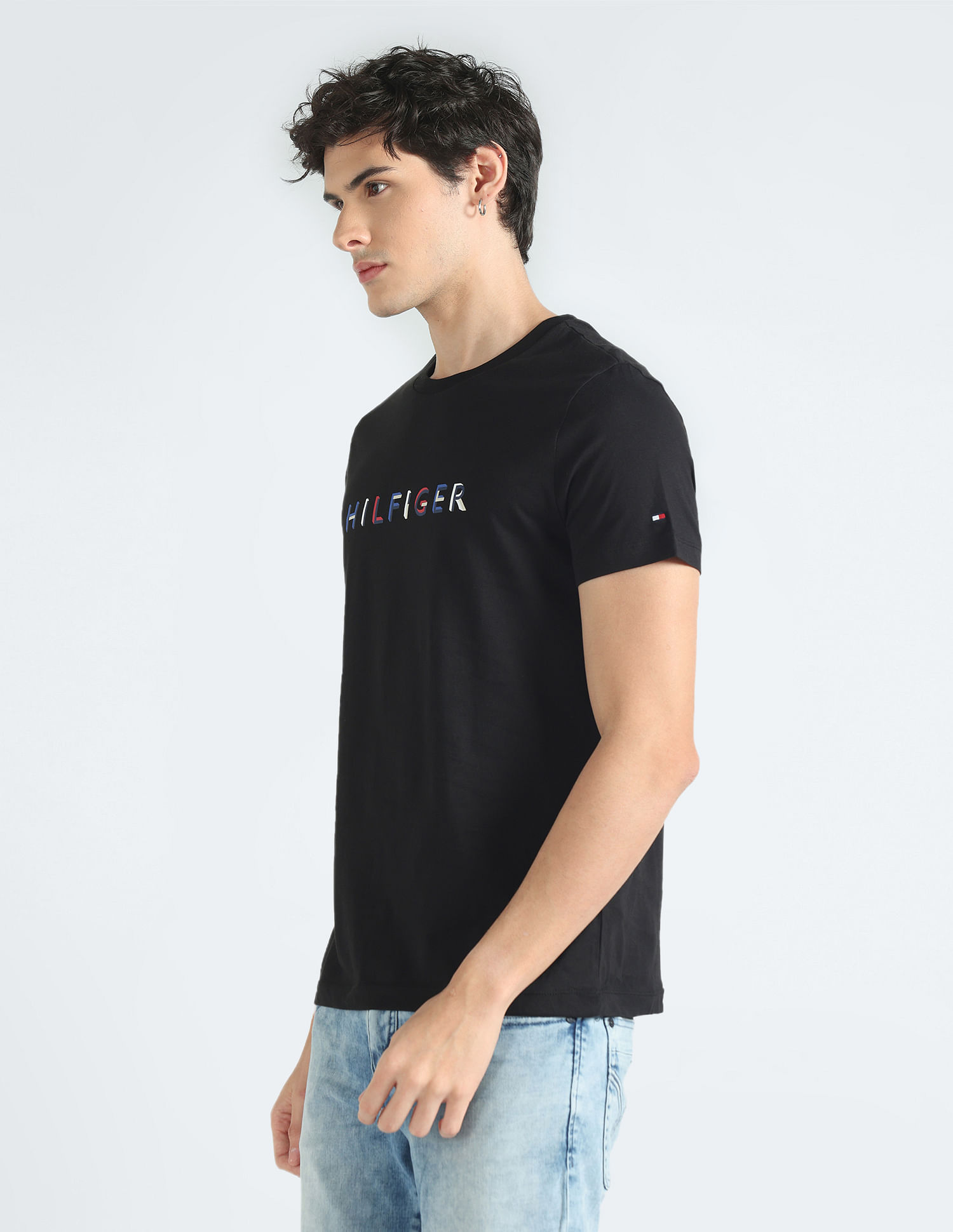 Tommy hilfiger cheap logo band tee