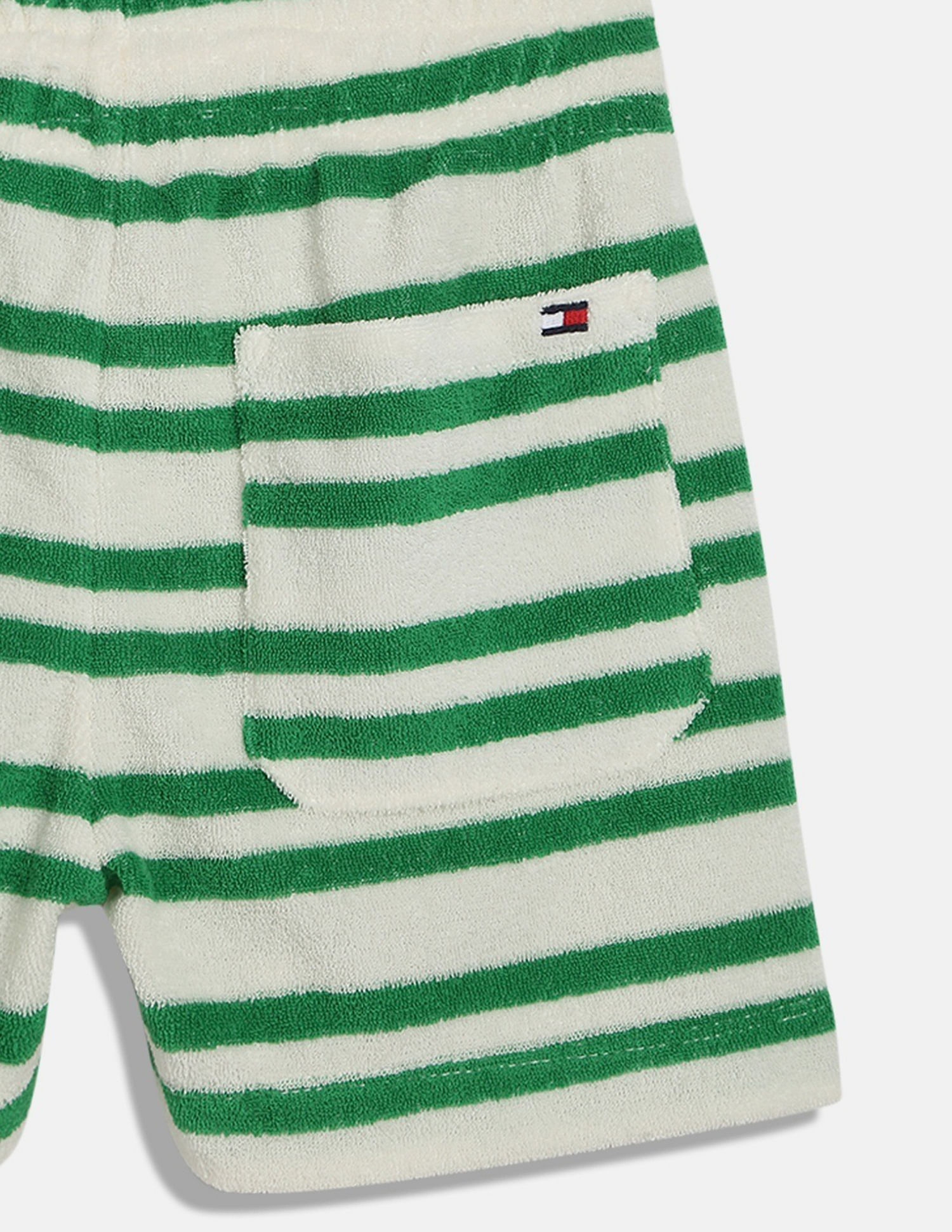 Tommy Hilfiger Kids Boys Striped Regular-Fit Cotton Shorts