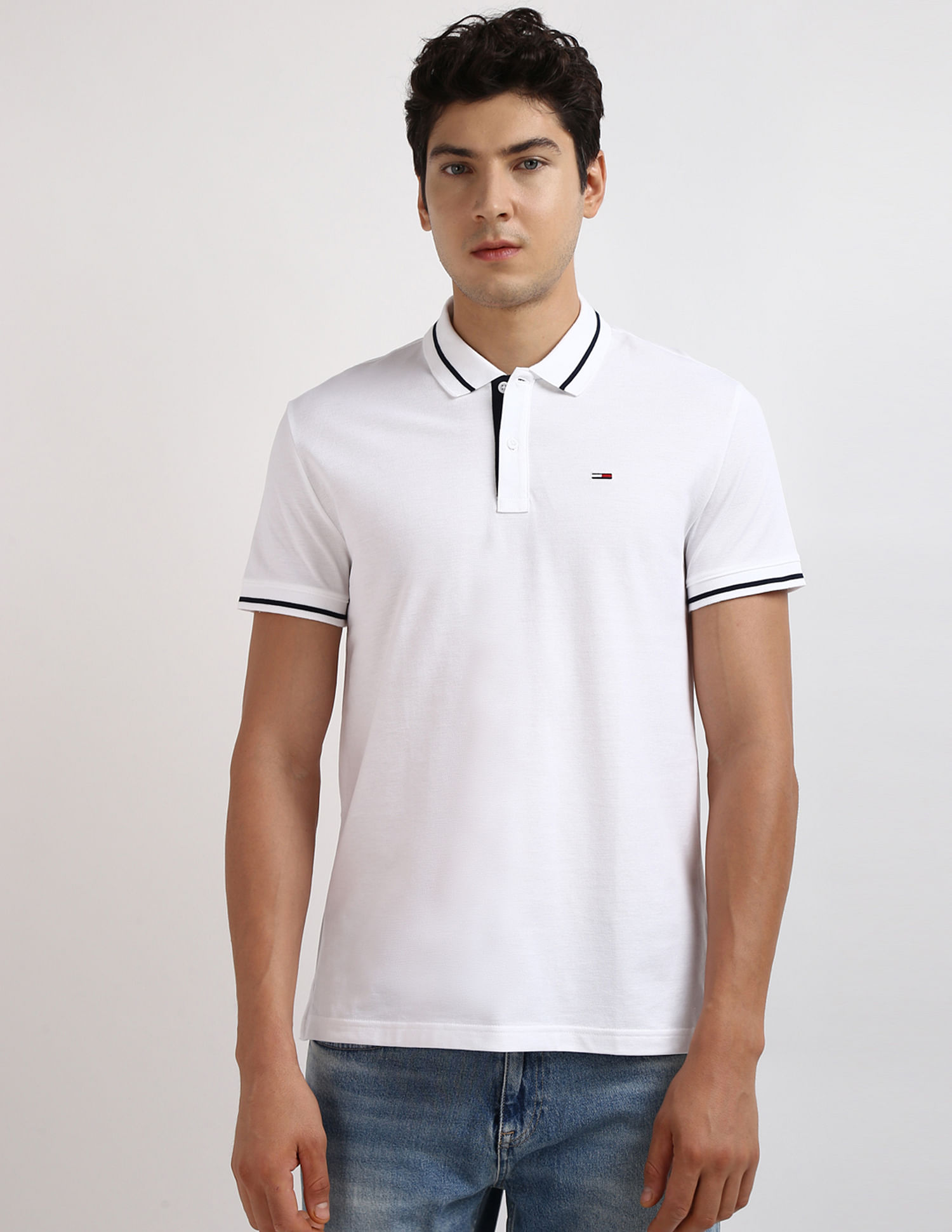 Tommy Hilfiger Tipped Stretch Polo Shirt