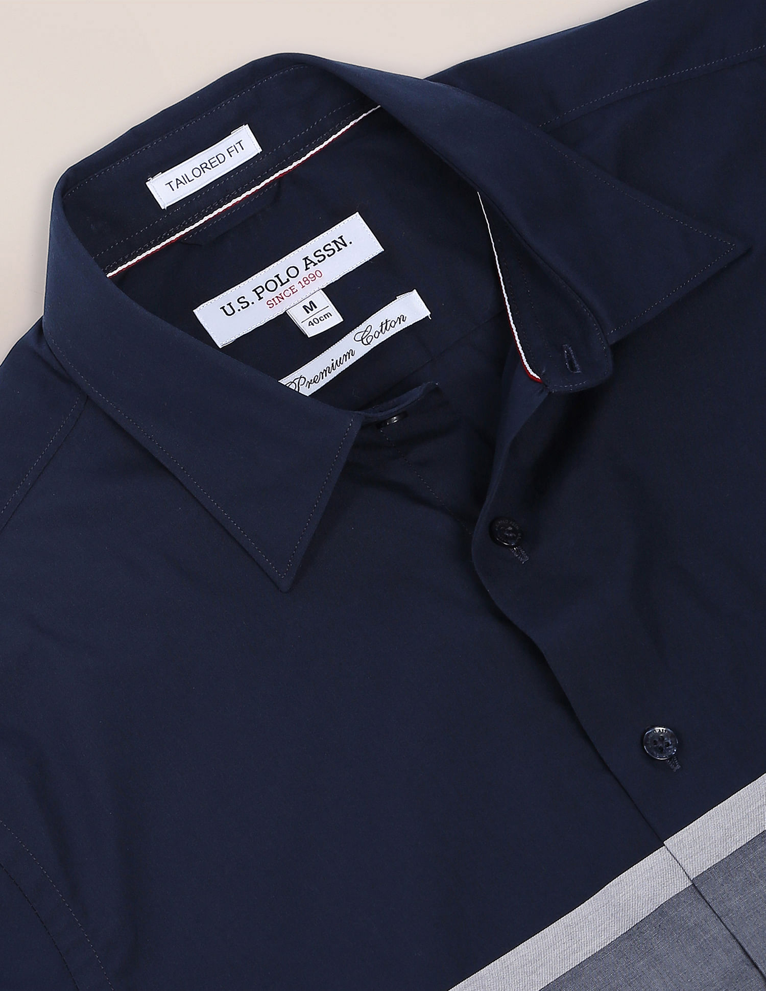 U.S. Polo Assn. Signature Engineered Stripe Twill Shirt