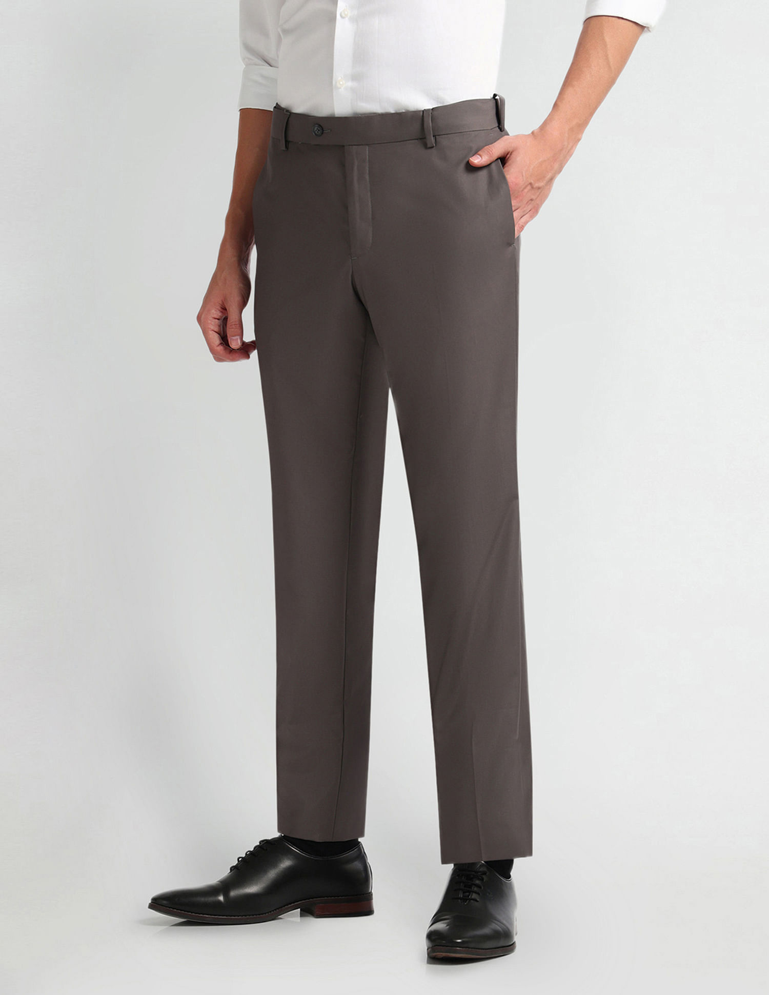 Arrow Slim Fit Autoflex Trousers