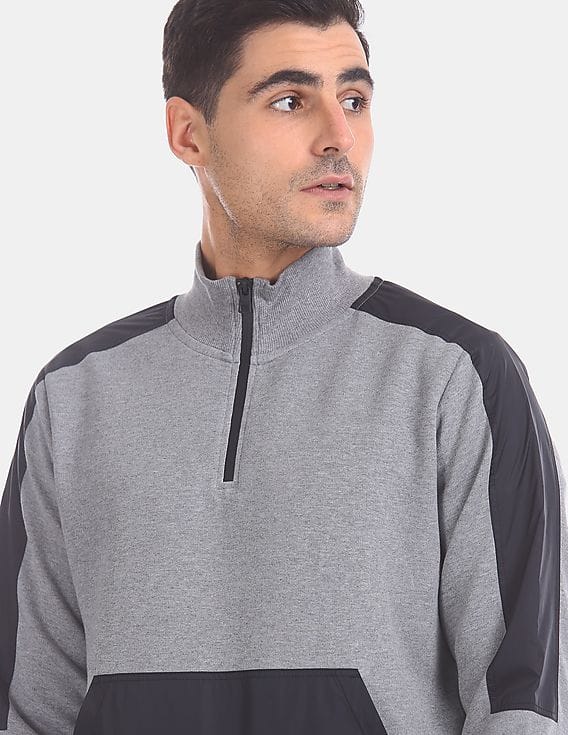 Buy Calvin Klein Men Grey High Neck 