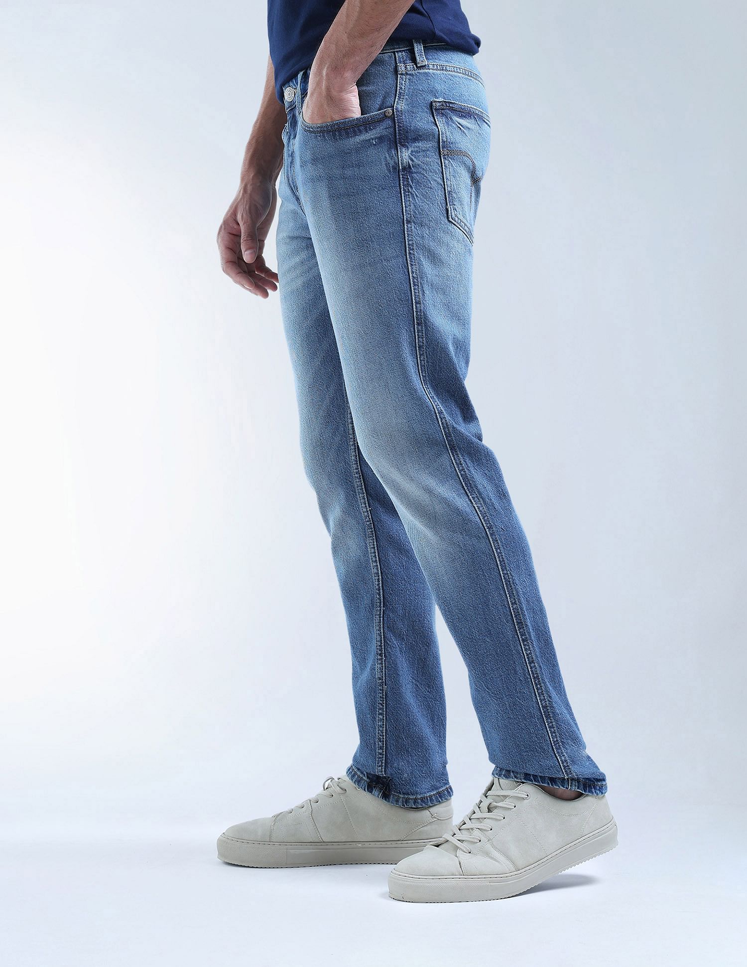 Flying Machine Freddie Slim Straight Fit Authentic Signature Jeans