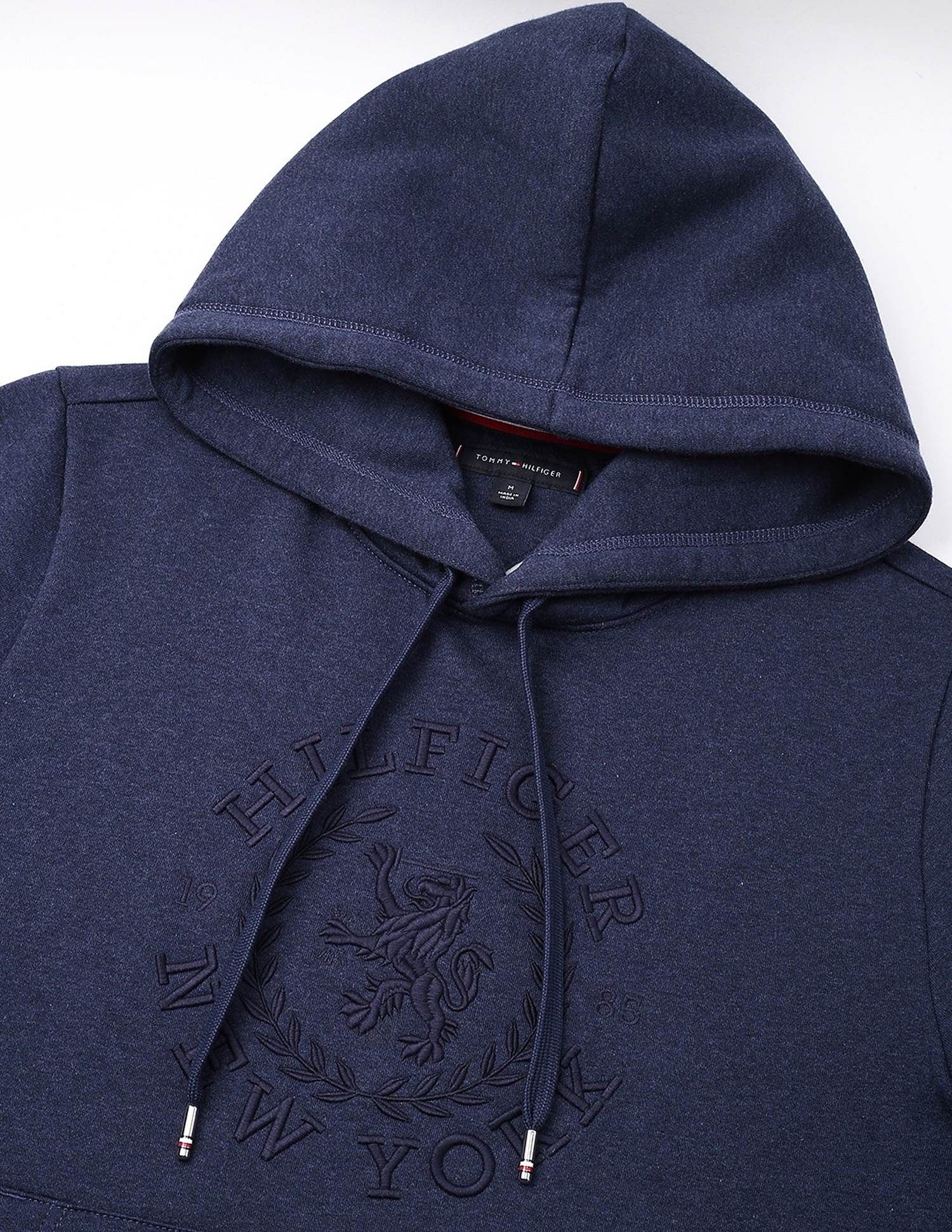 Tommy Hilfiger Embroidered Logo Regular-Fit Cotton Hooded Sweatshirt
