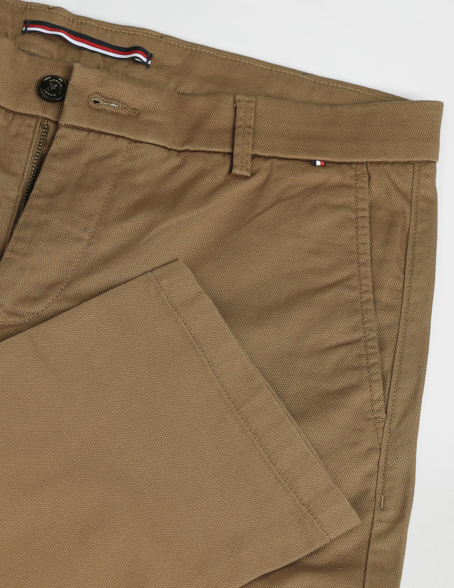 Arrow Sports Mid Rise Smart Flex Trousers