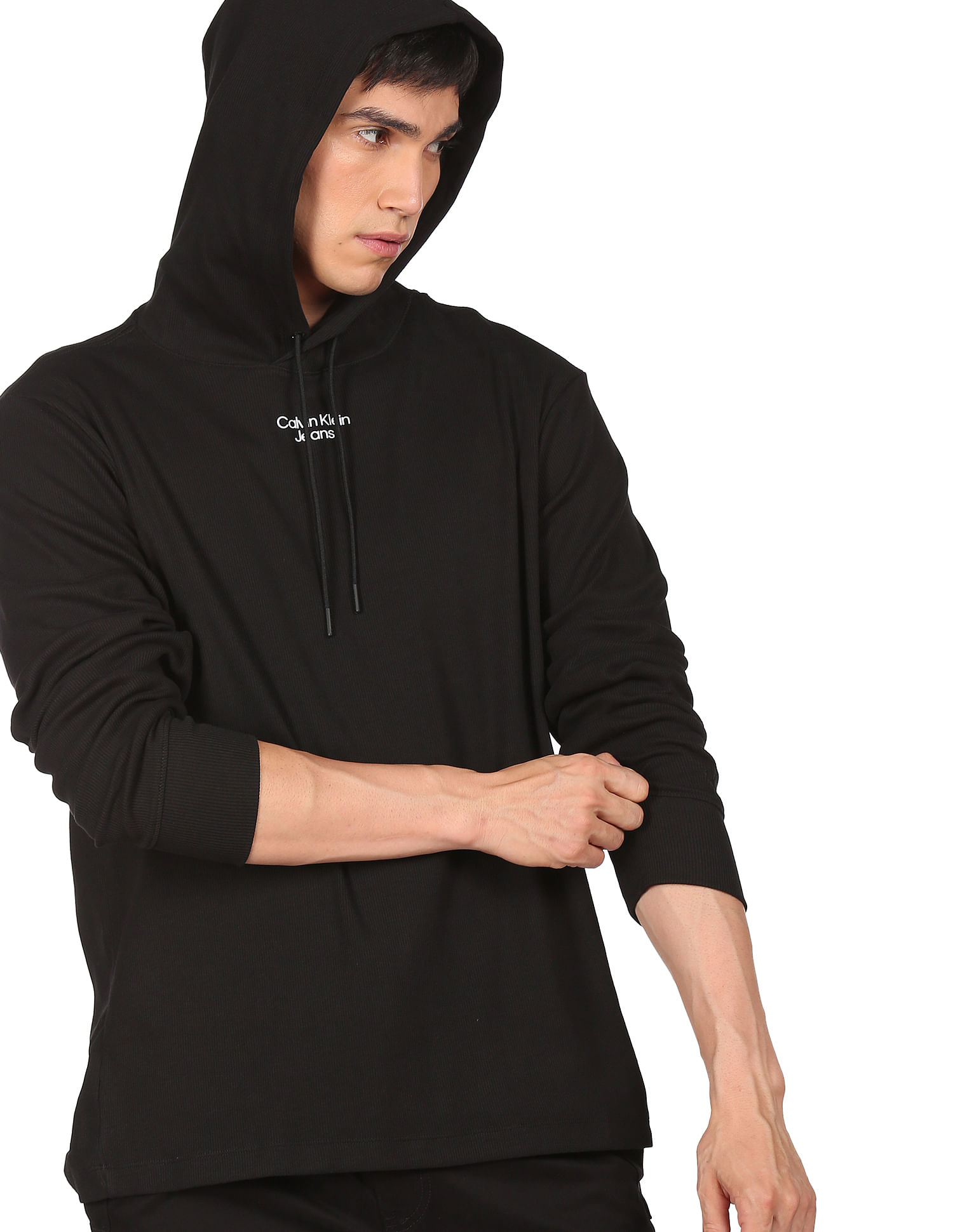 Introducir 50+ imagen calvin klein hooded shirt