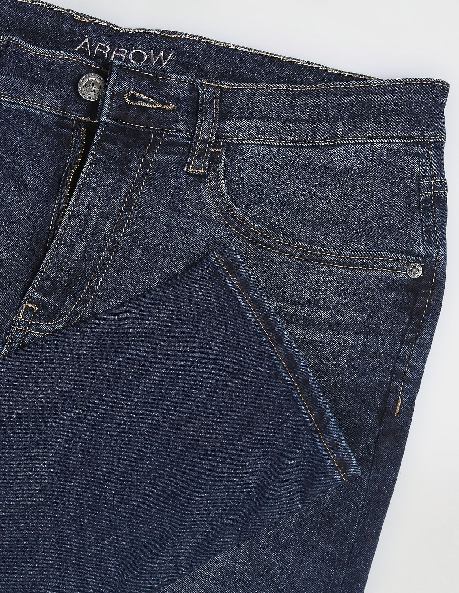 Arrow Sports Jameson Slim Fit Stone Wash Jeans