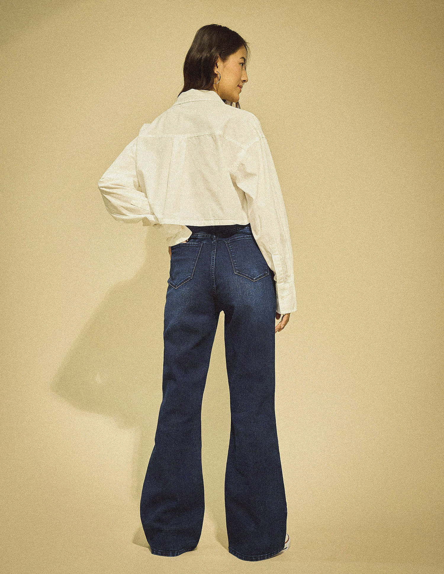 Flying Machine Women Ultra High Rise Flared Stretchable Jeans