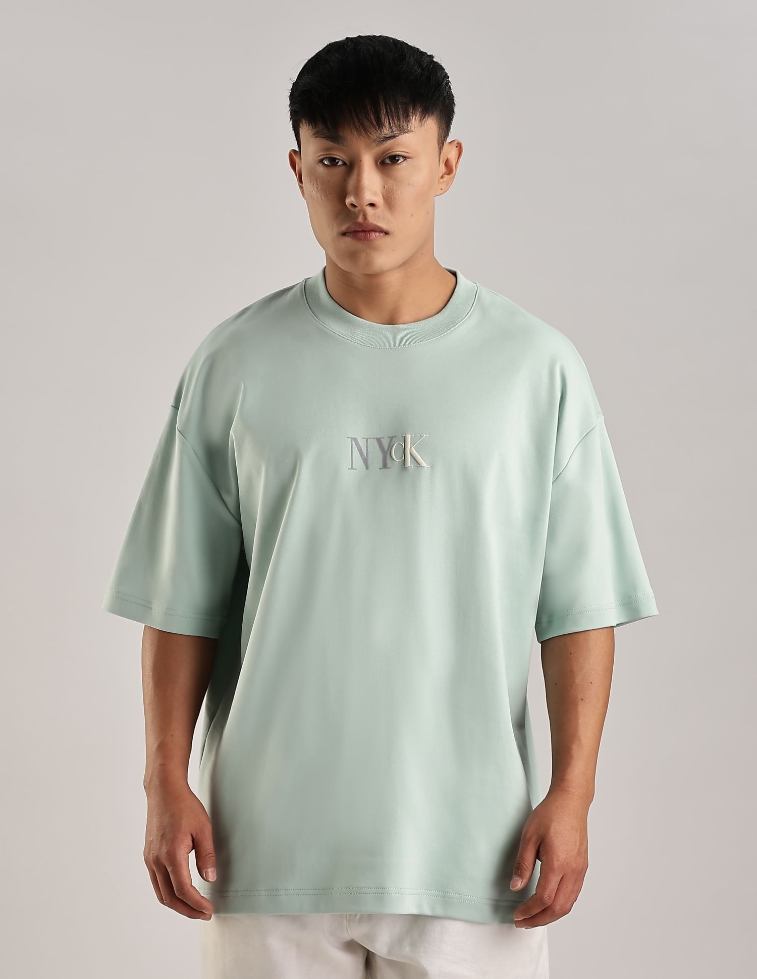 Buy Calvin Klein Graphic Oversized-Fit Cotton T-Shirt