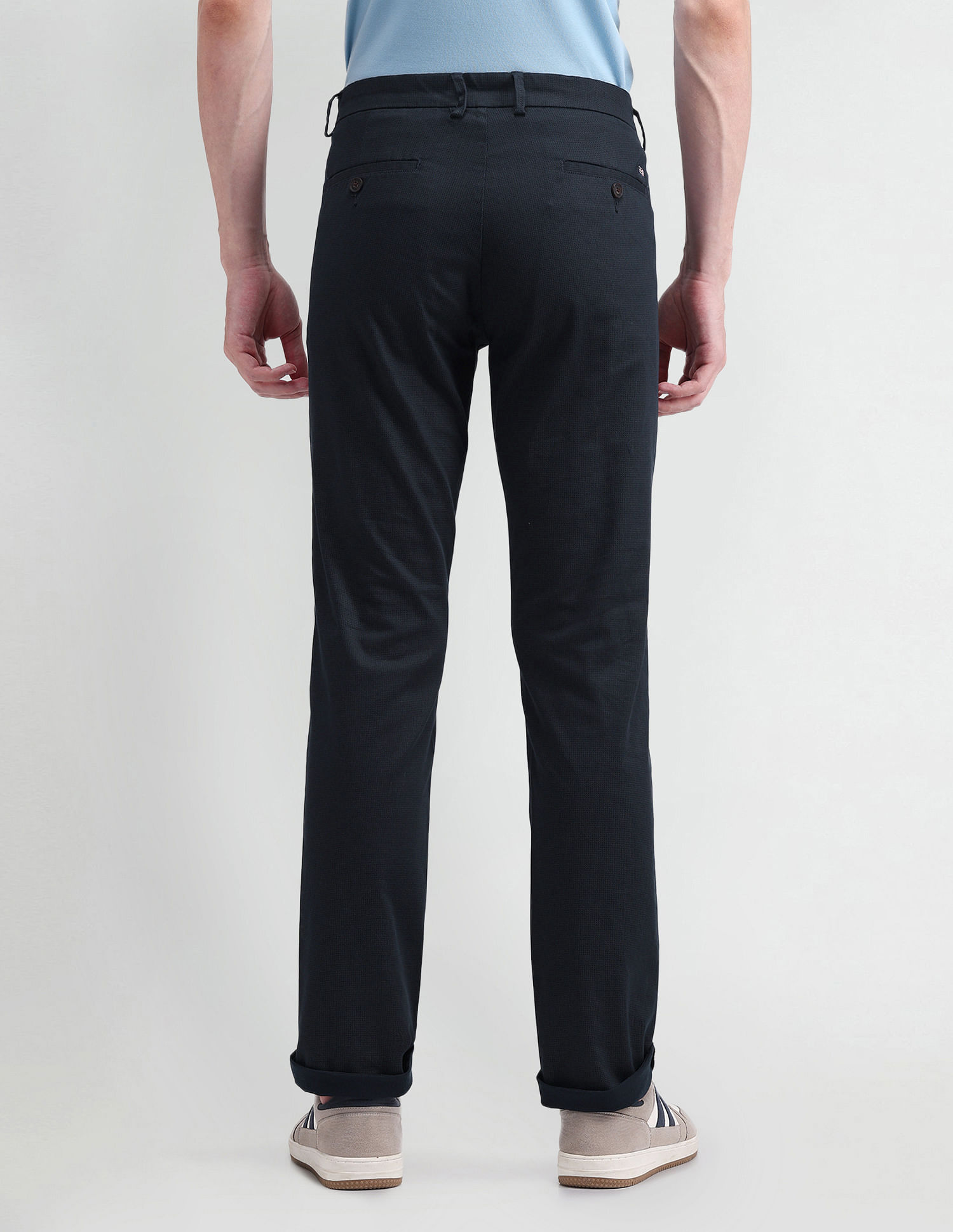 Arrow Sport Slim Fit Satin Trousers