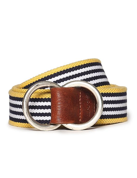 Men Striped Canvas Belt online at NNNOW 