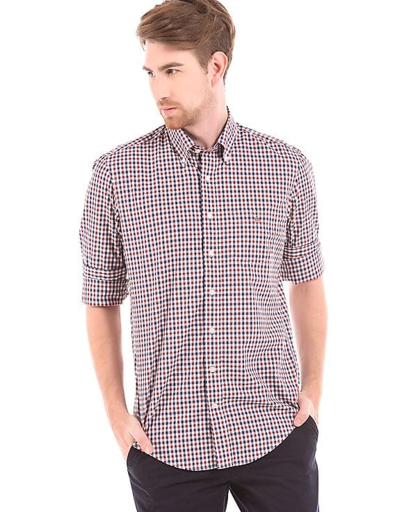 Buy Gant Men Fitted Check Shirt - NNNOW.com