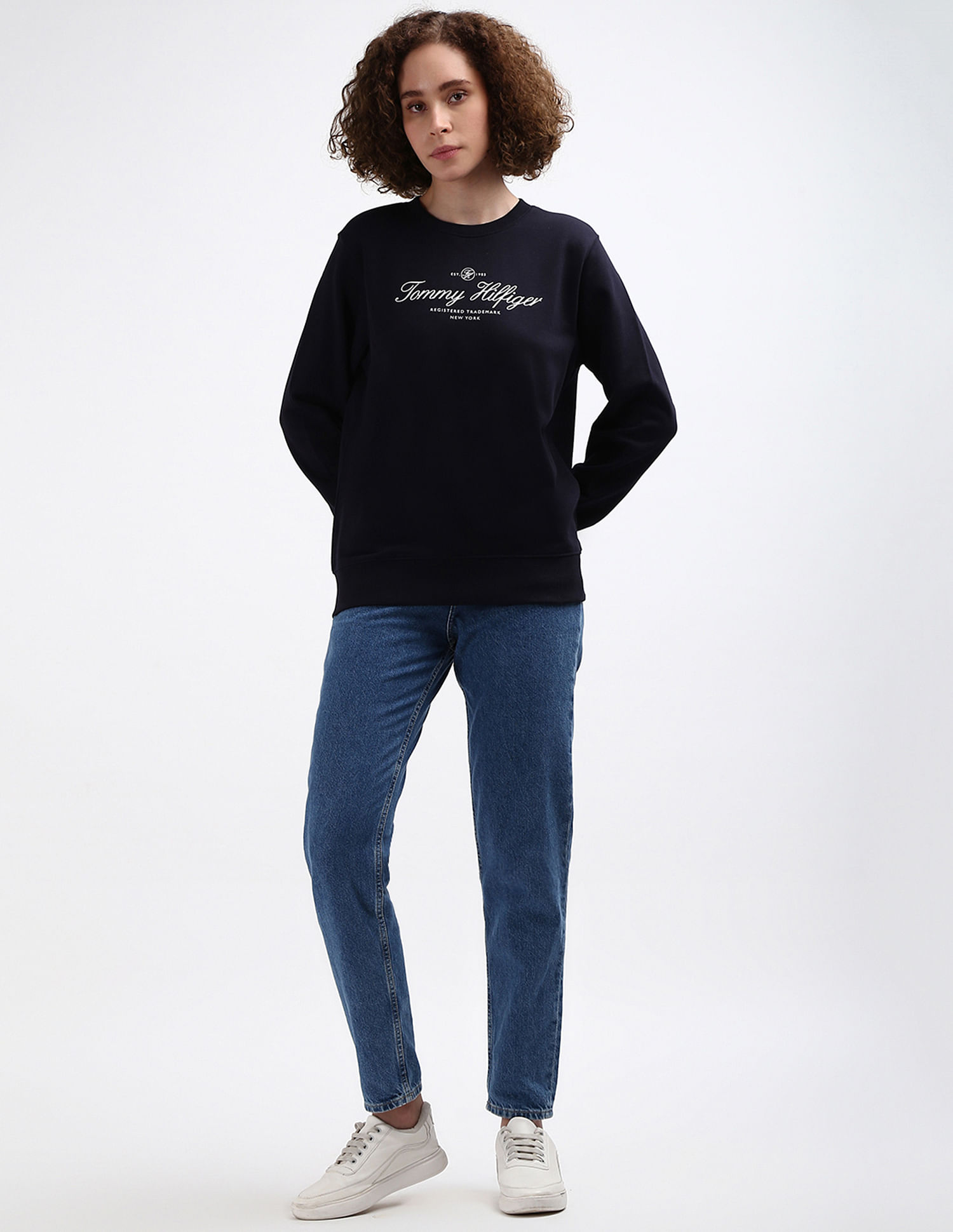 Tommy Hilfiger Pure Cotton Crew Neck Sweatshirt