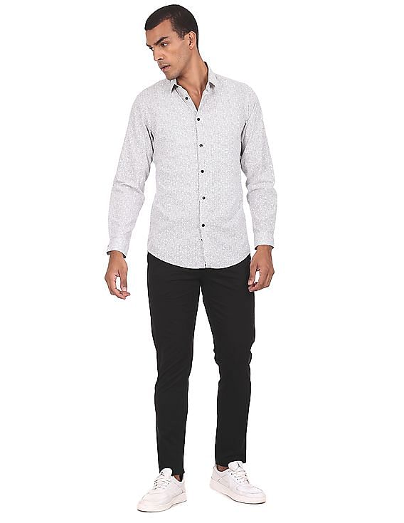 U.S. Polo Assn. Flat Front Solid Casual Trousers