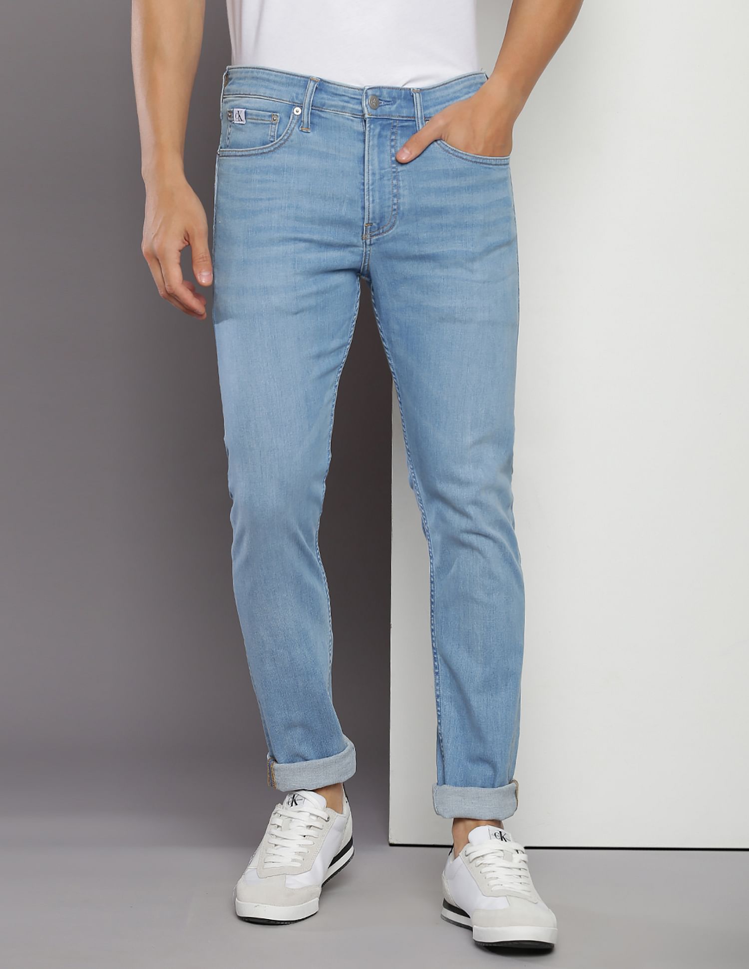 Buy Calvin Klein Skinny Fit Stone Wash Jeans NNNOW