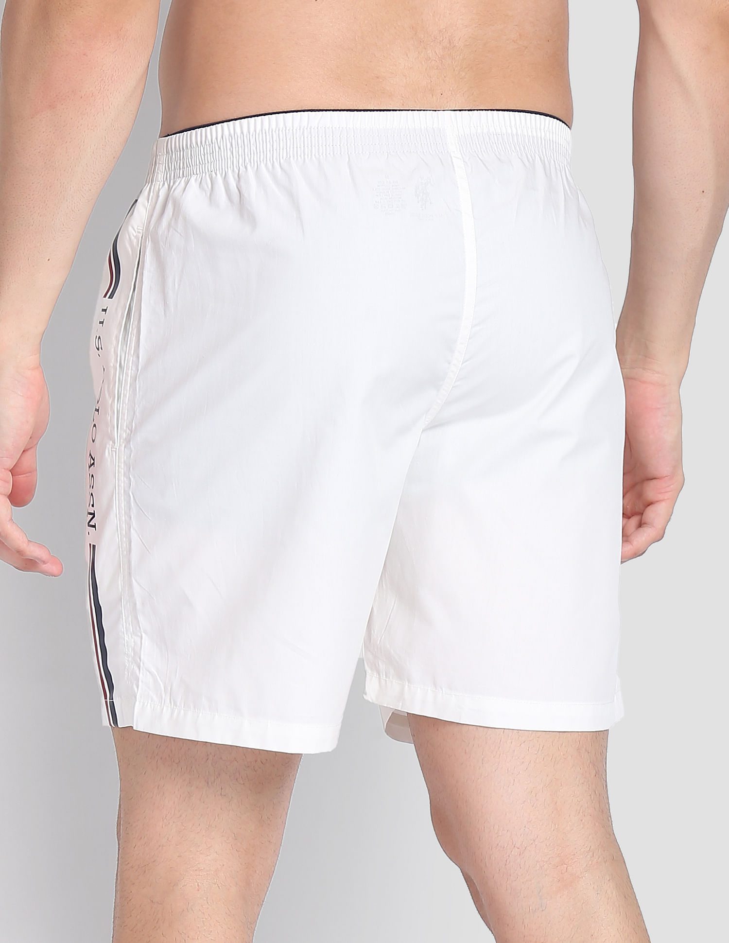 USPA Innerwear Brand Stripe Dual Pocket IYAX Boxers - Pack Of 1