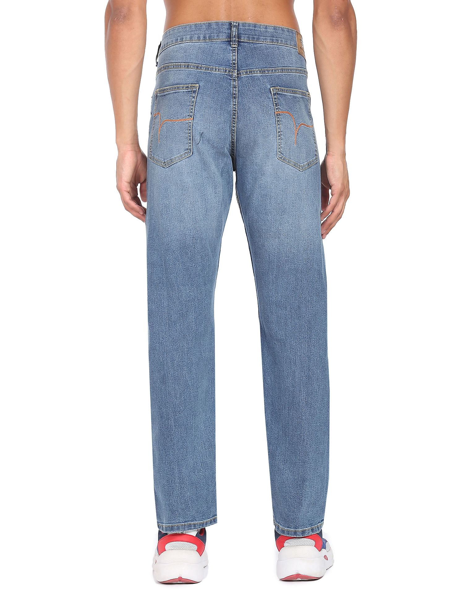 Flying Machine F-Jango Straight Fit Stone Wash Jeans