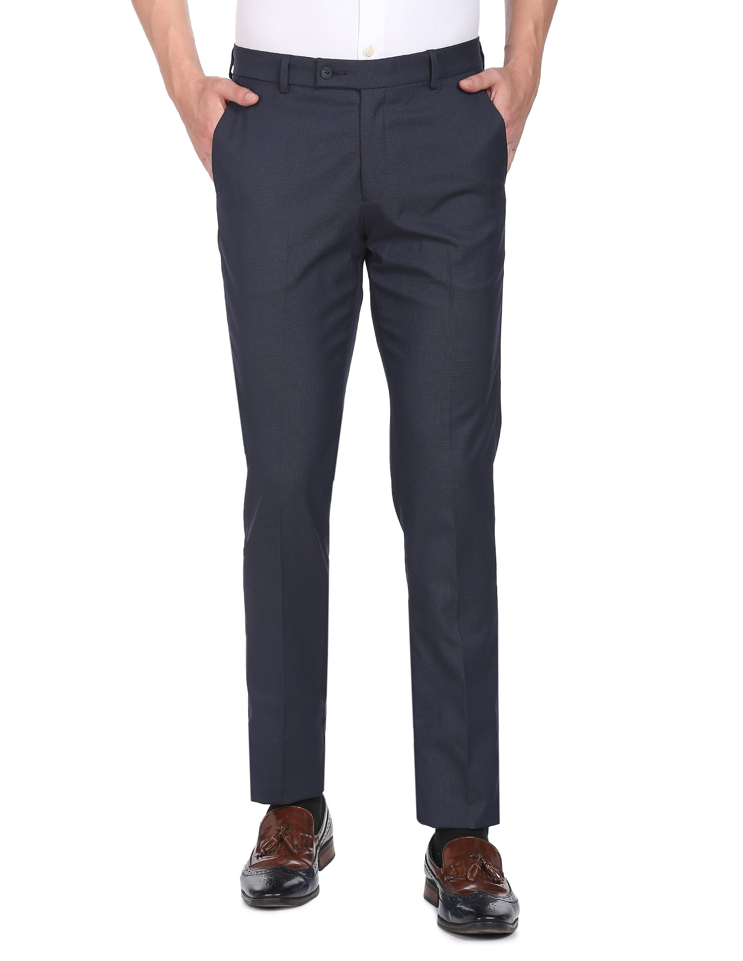 Arrow Dobby Check Trousers
