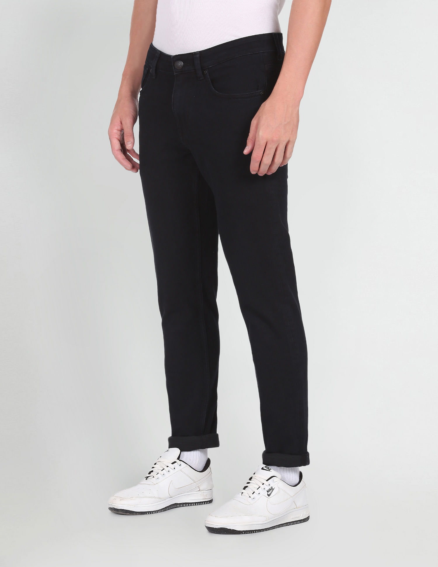 U.S. Polo Assn. Denim Co. Brandon Slim Tapered Fit Black Jeans