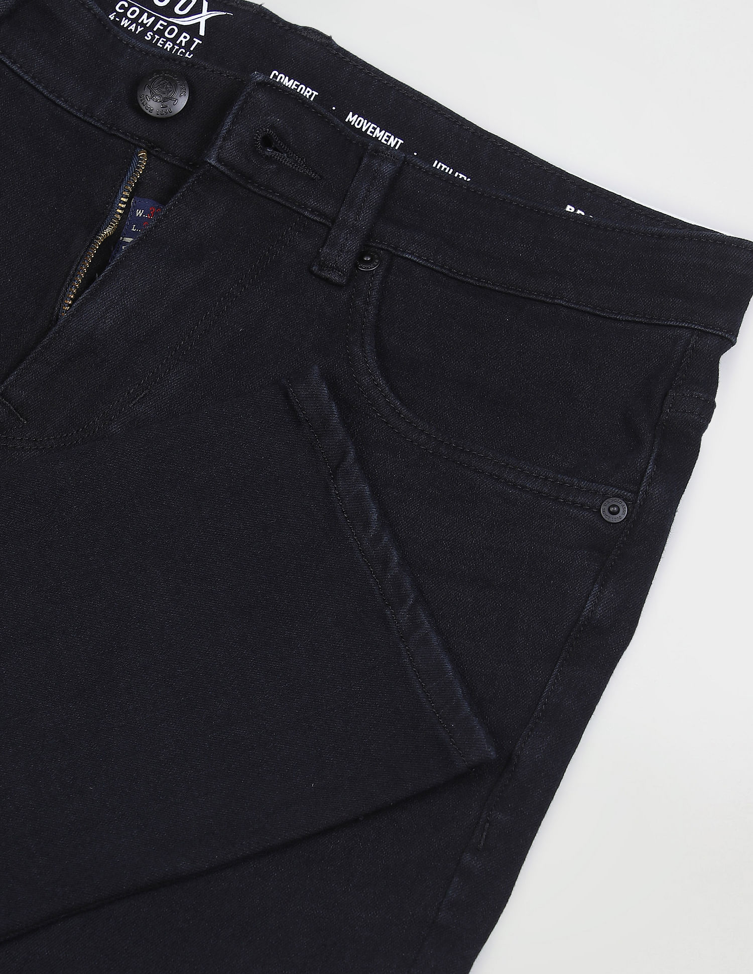U.S. Polo Assn. Denim Co. Brandon Slim Tapered Fit Black Jeans
