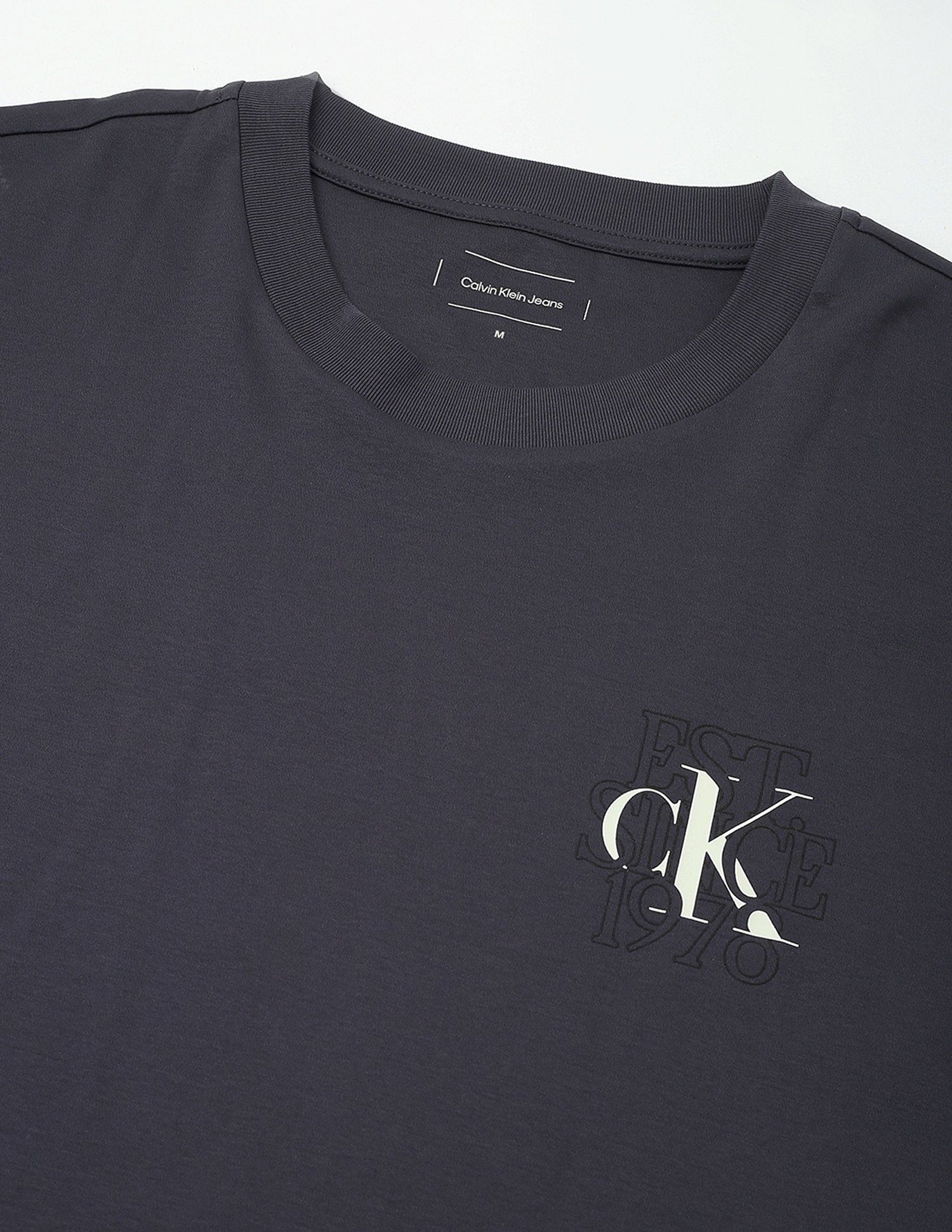 Calvin Klein Jeans Small Logo Regular-Fit Cotton T Shirt