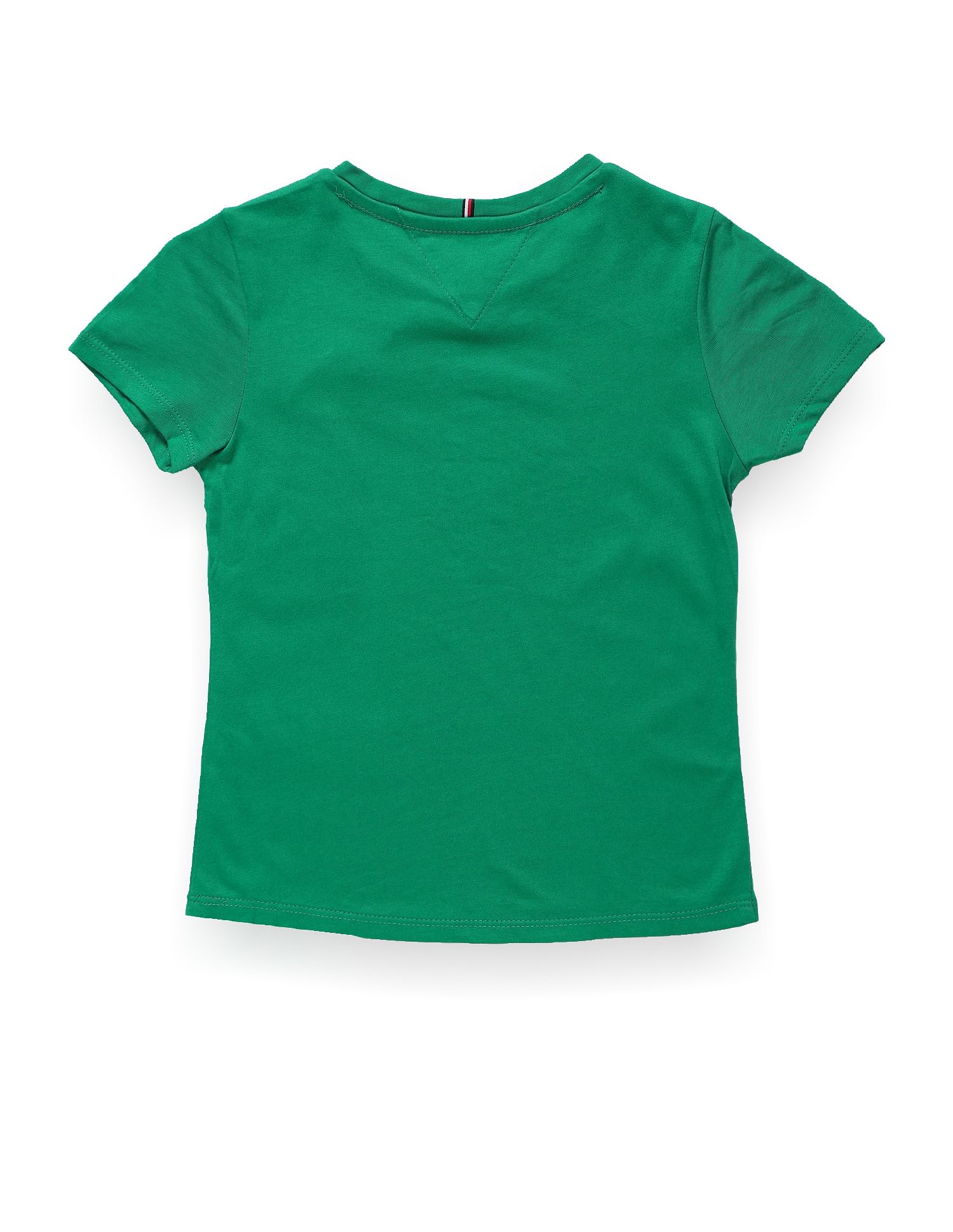 Girls plain green t shirt hotsell