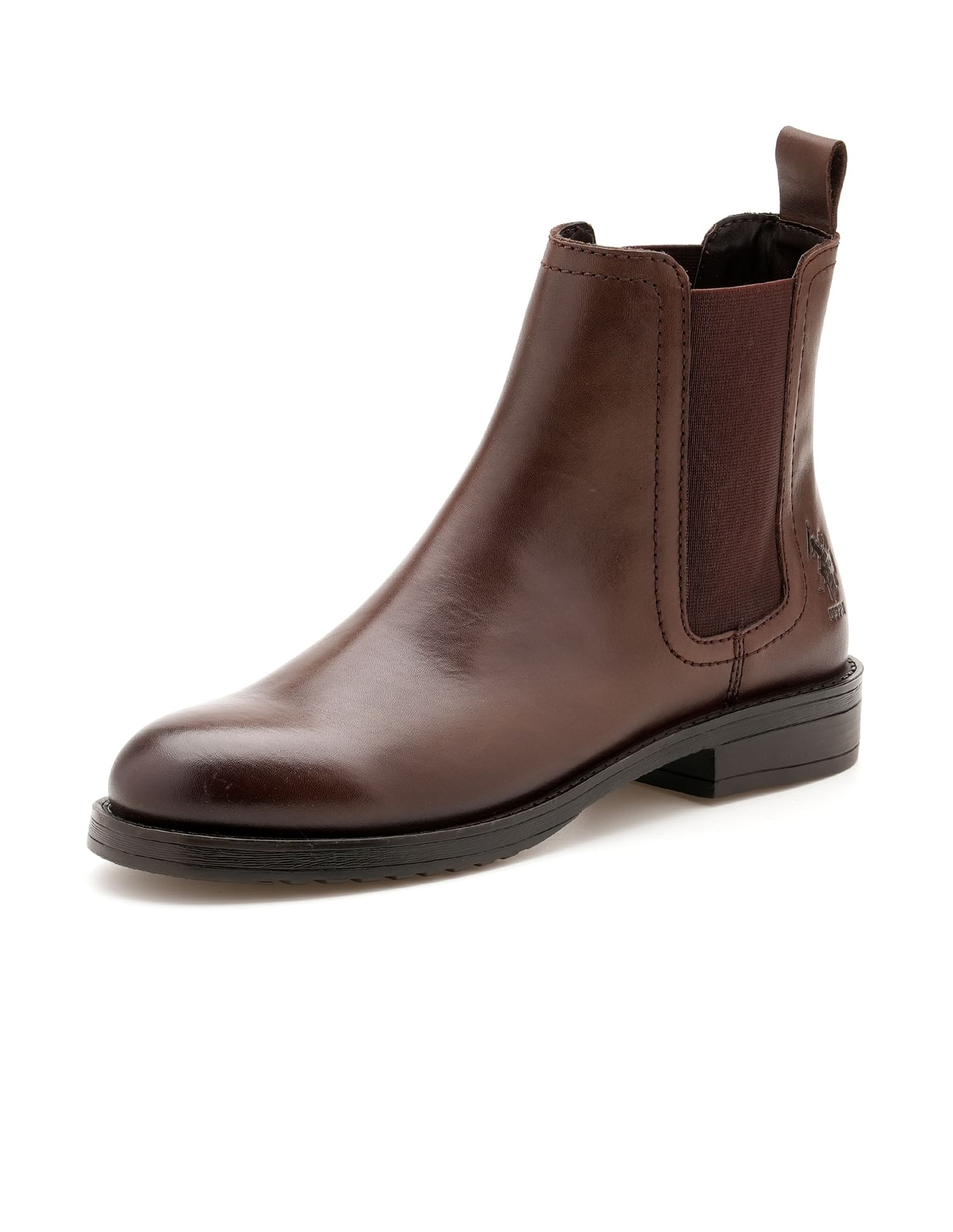 U.S. Polo Assn. Women Antonella Leather Chelsea Boots