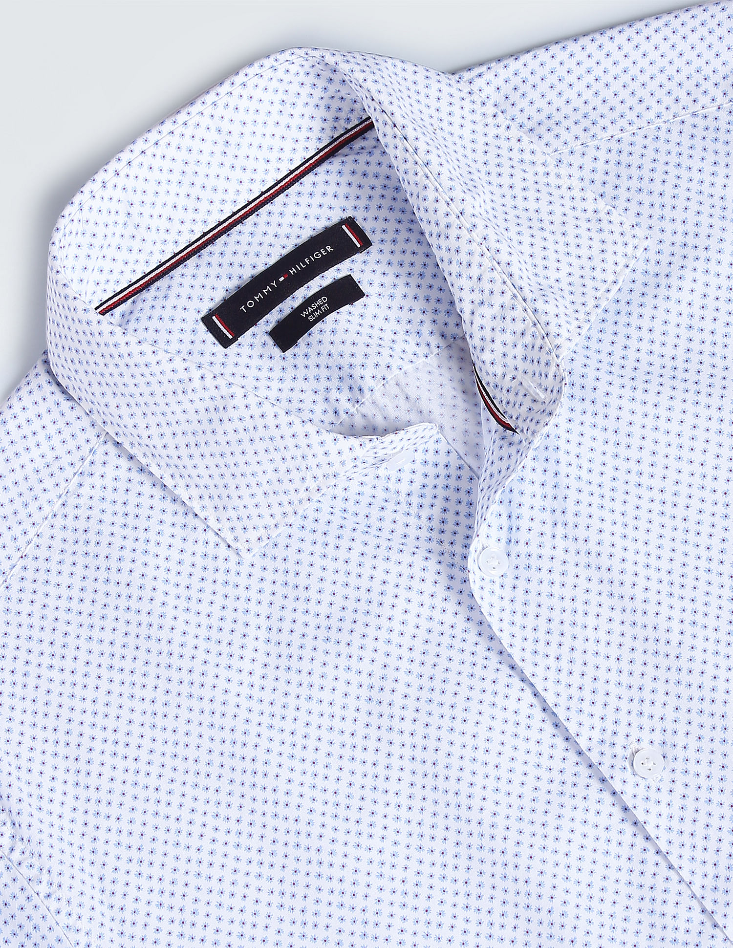 Tommy Hilfiger Cotton Geometric Print Shirt