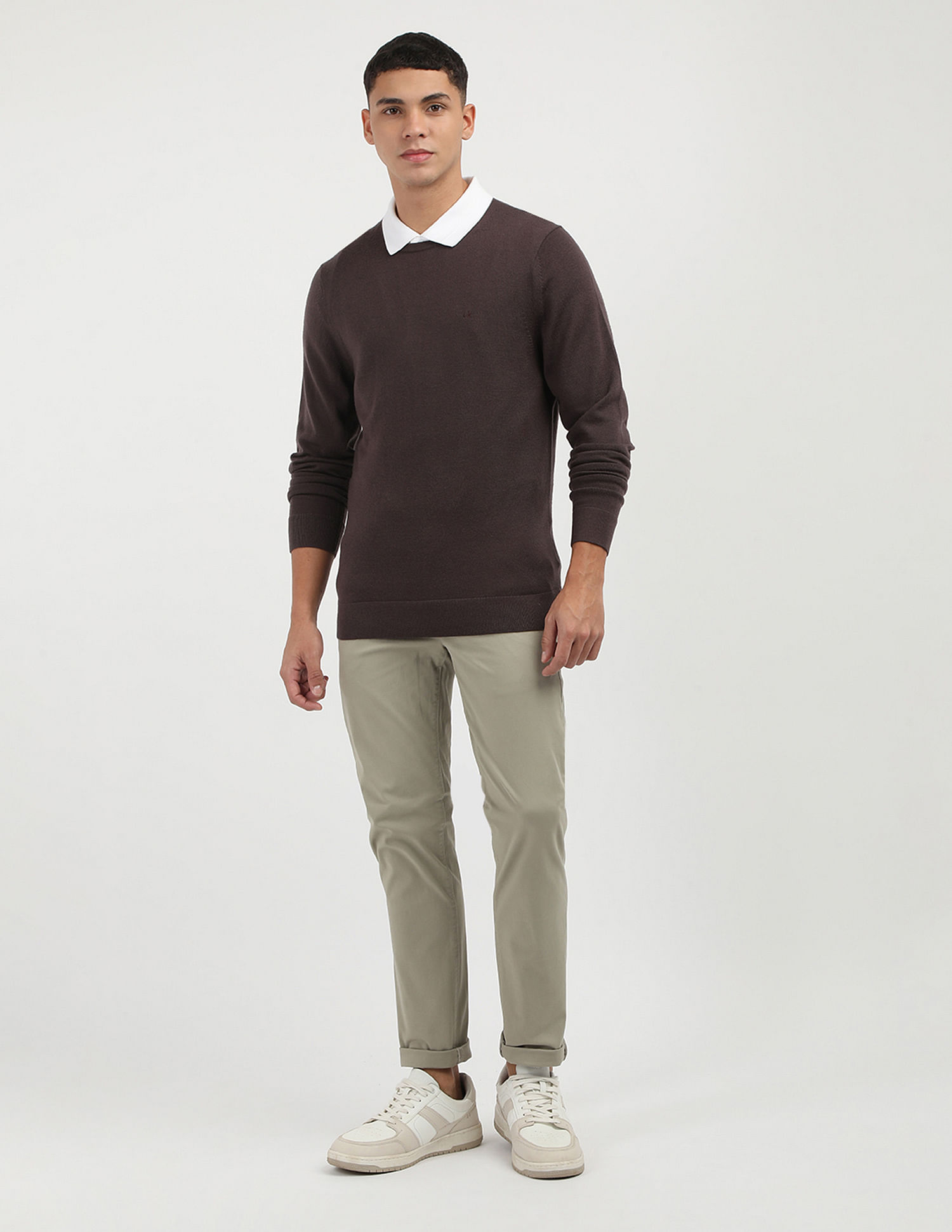 Calvin Klein Merino Crew Neck Sweater