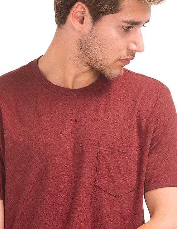 Buy GAP Men Men Red Vintage Wash T-Shirt