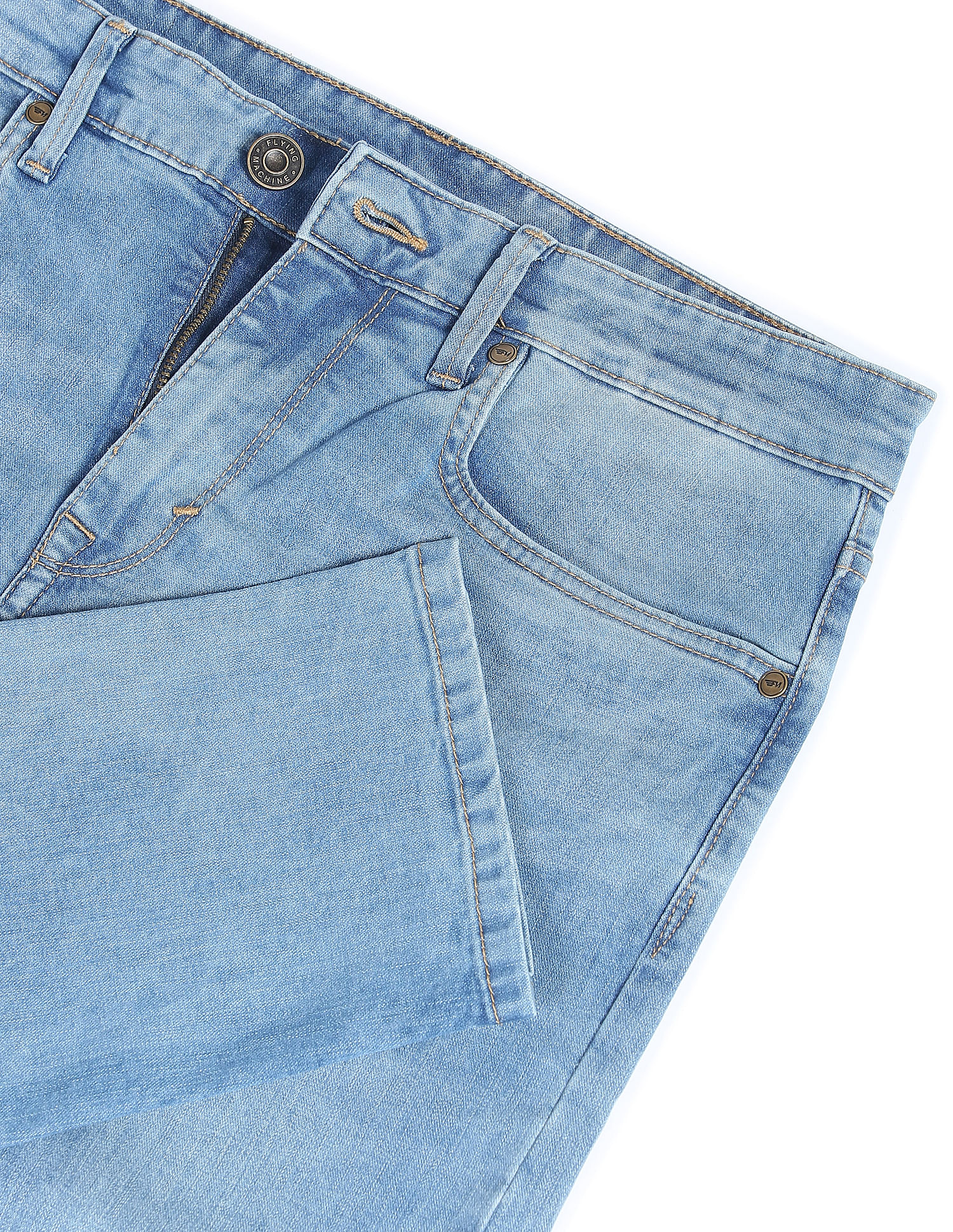 Flying Machine Slim Tapered Fit Stone Wash Jeans