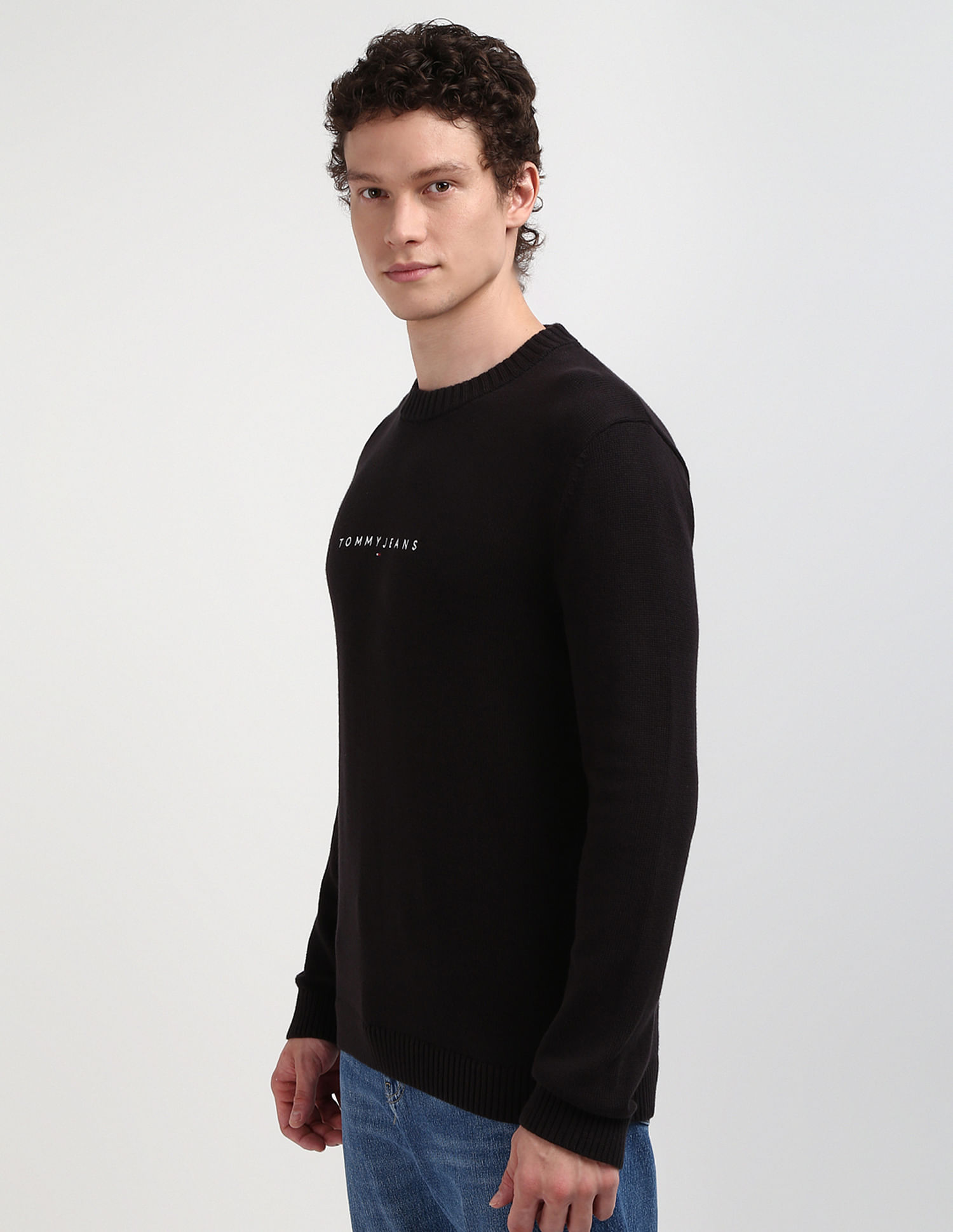 Tommy Hilfiger Slim Linear Logo Sweater