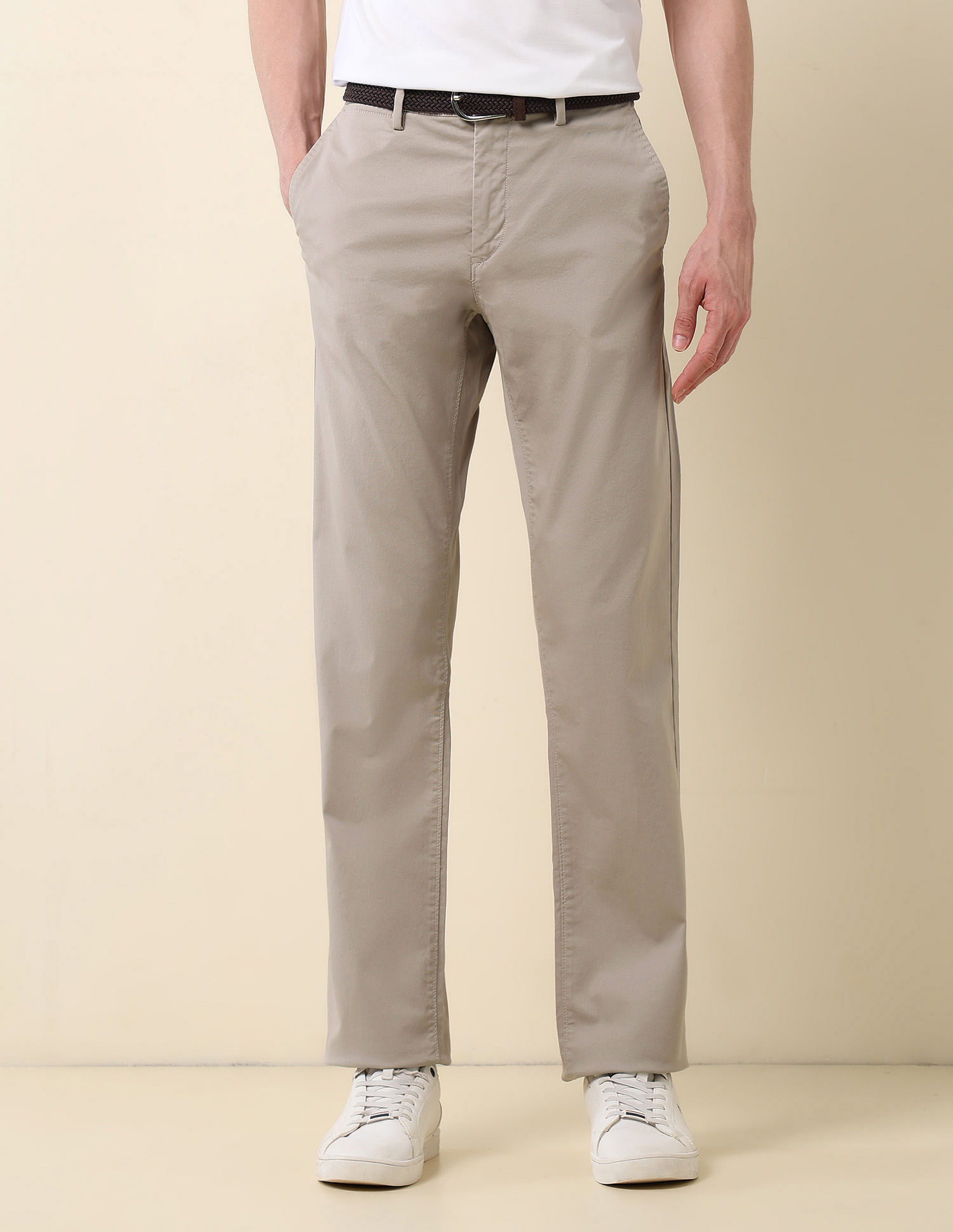 U.S. Polo Assn. Riley Straight Fit Dobby Weave Trousers