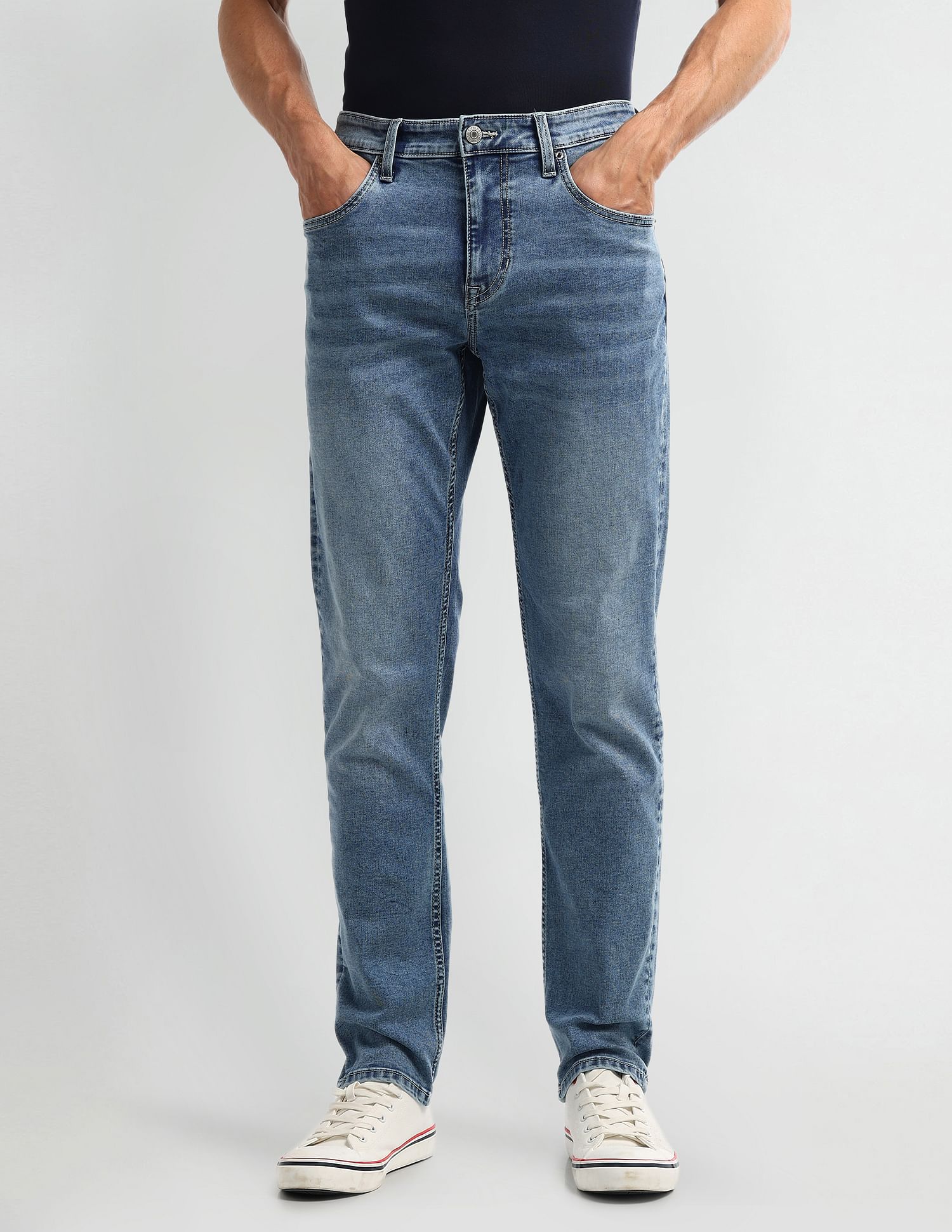 U.S. Polo Assn. Denim Co. Brandon Slim Tapered Blue Jeans