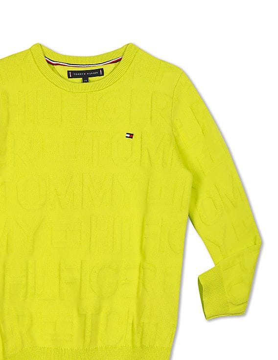 Neon Yellow Neon Tommy Hilfiger Tommy Hilfiger Hoodie Neon Top