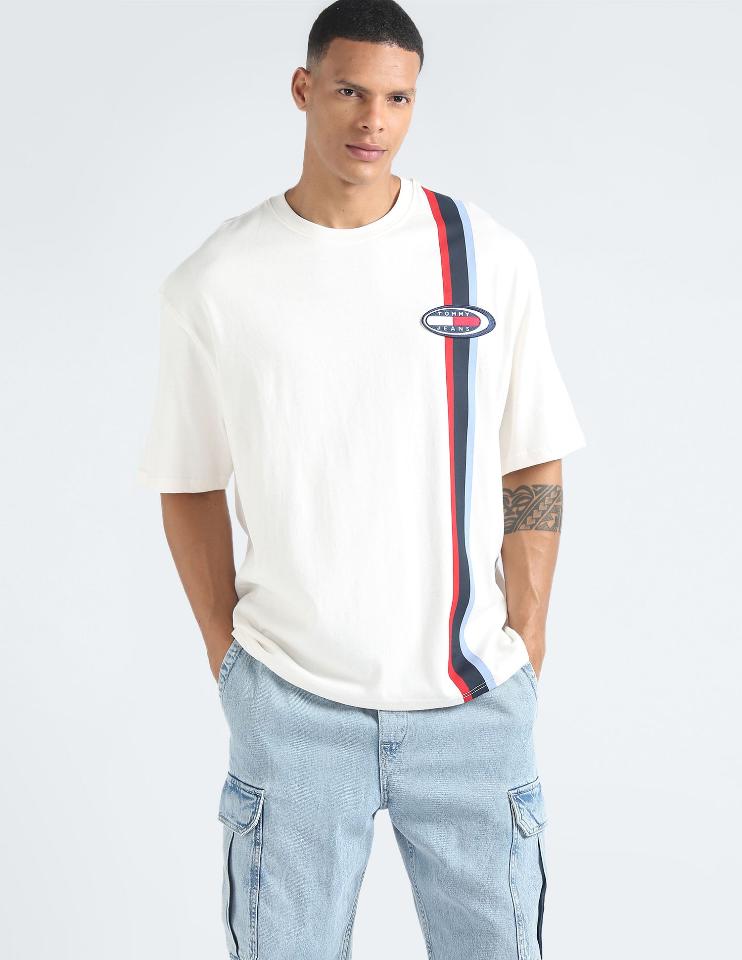 Tommy Hilfiger Archive Stripe Oversized T-Shirts