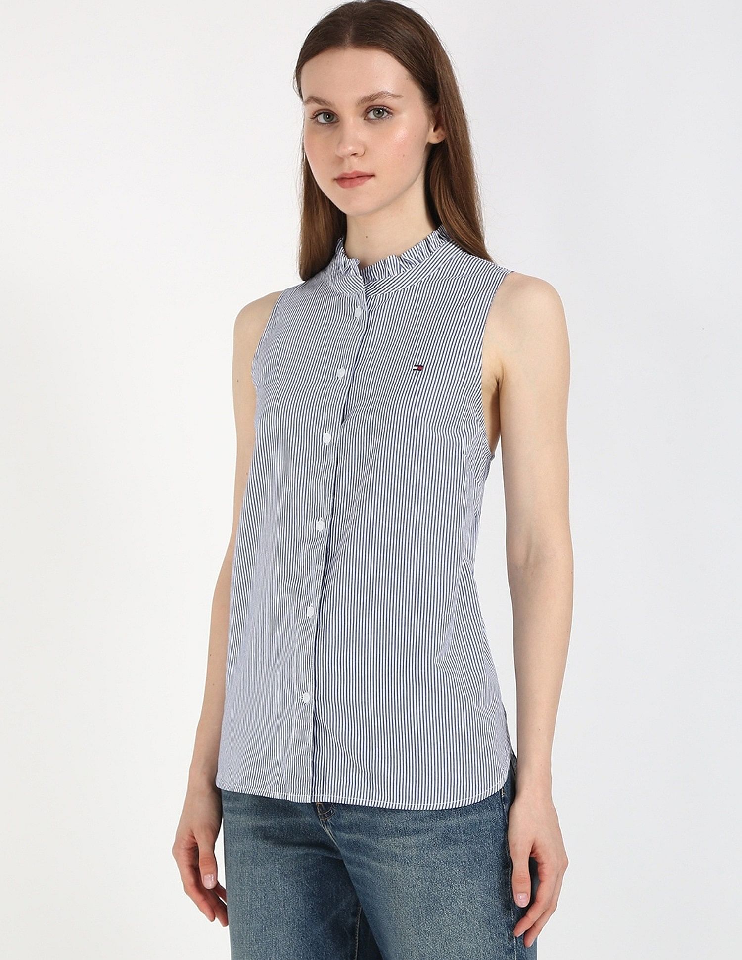 Tommy Hilfiger Striped Regular-Fit Cotton Shirt