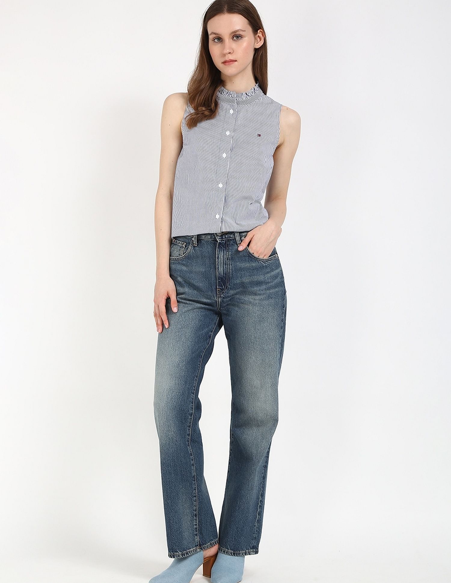 Tommy Hilfiger Striped Regular-Fit Cotton Shirt