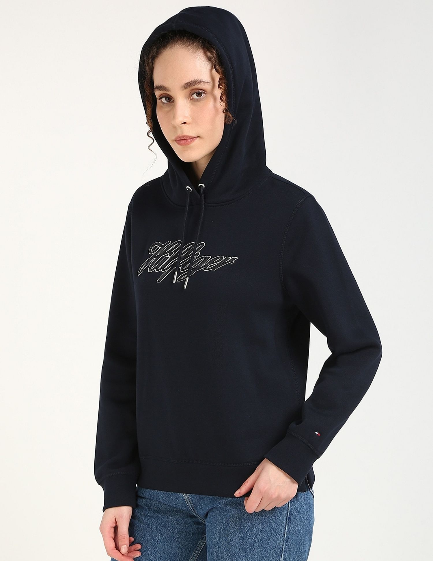 Tommy Hilfiger Regular-Fit Cotton Hooded Neck Sweatshirt
