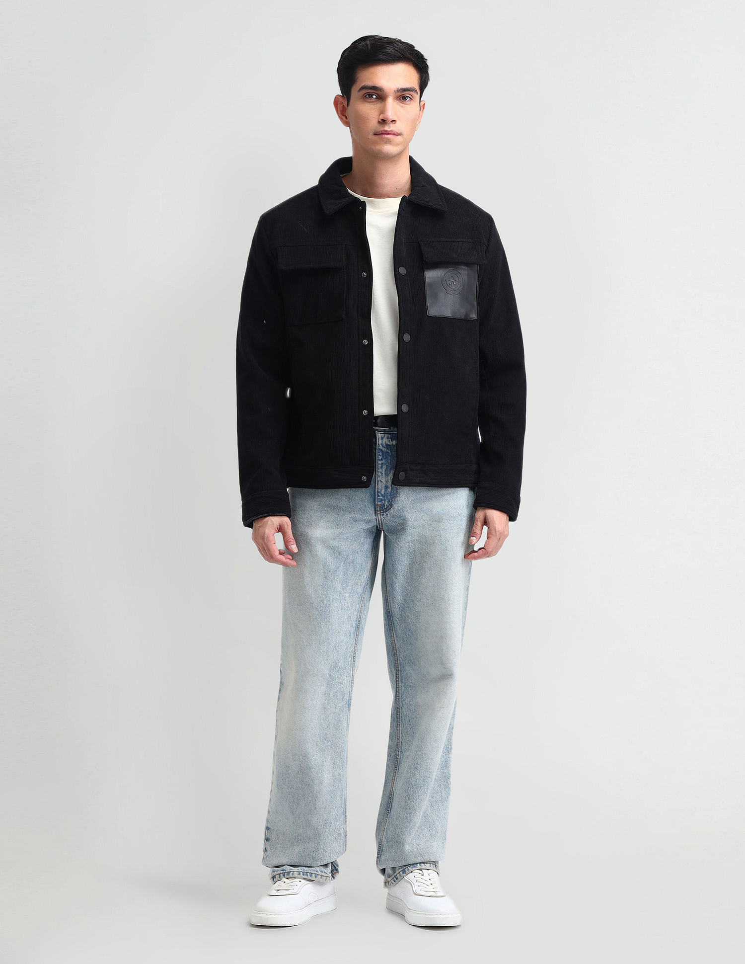 Arrow Sport Regular Fit Corduroy Trucker Jacket