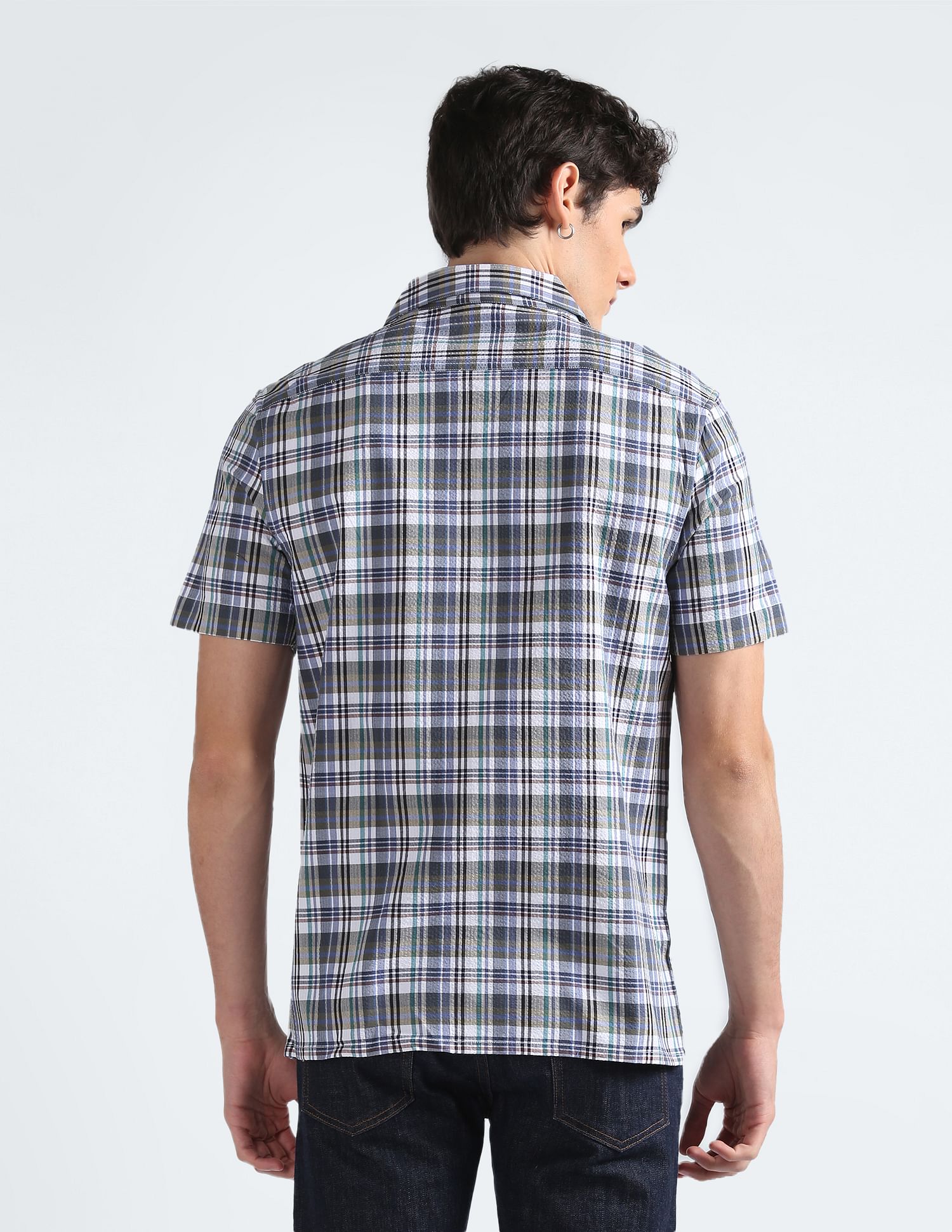 Flying Machine Tartan Check Cotton Shirt