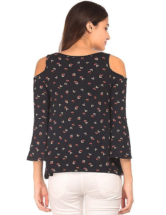 Cold shoulder swing online top