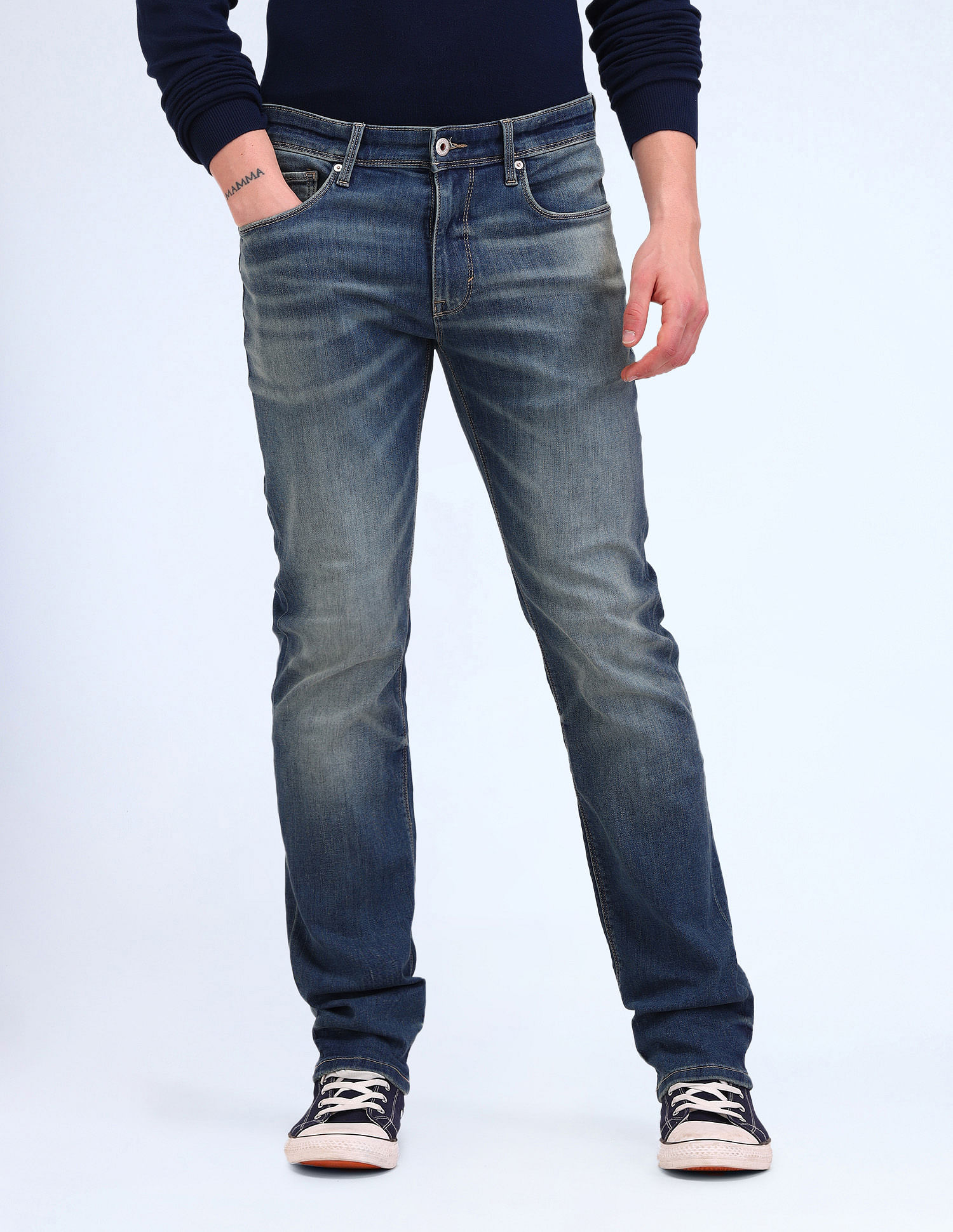 Flying Machine Freddie Slim Straight Fit Jeans