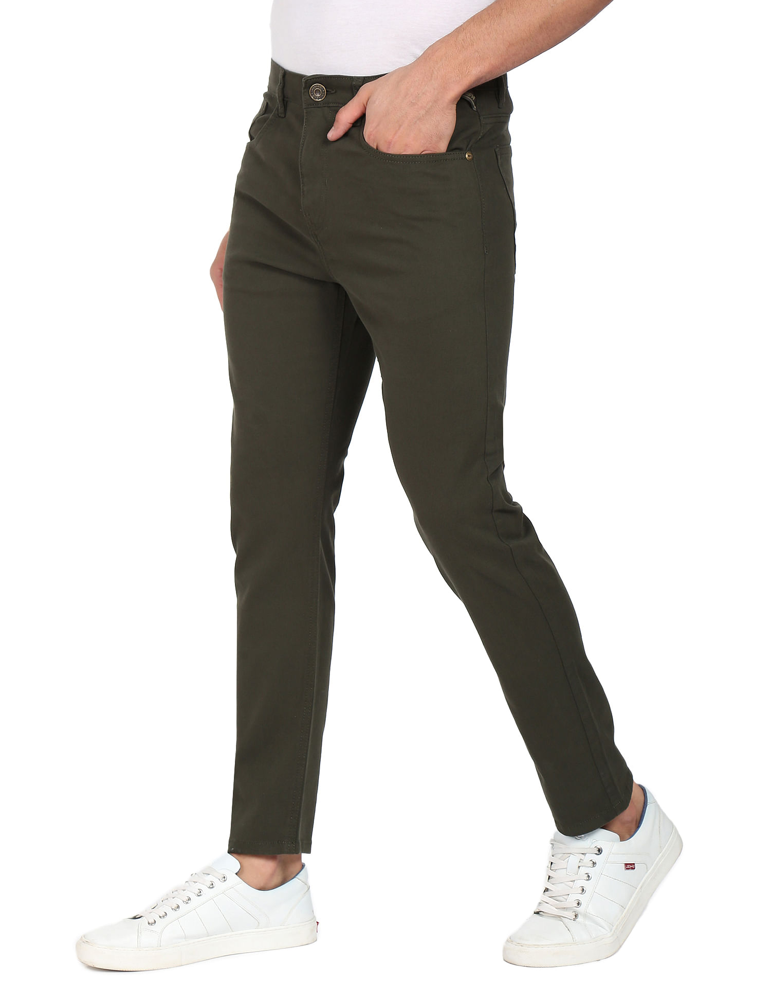 Mens TaperedFit Trousers  MS