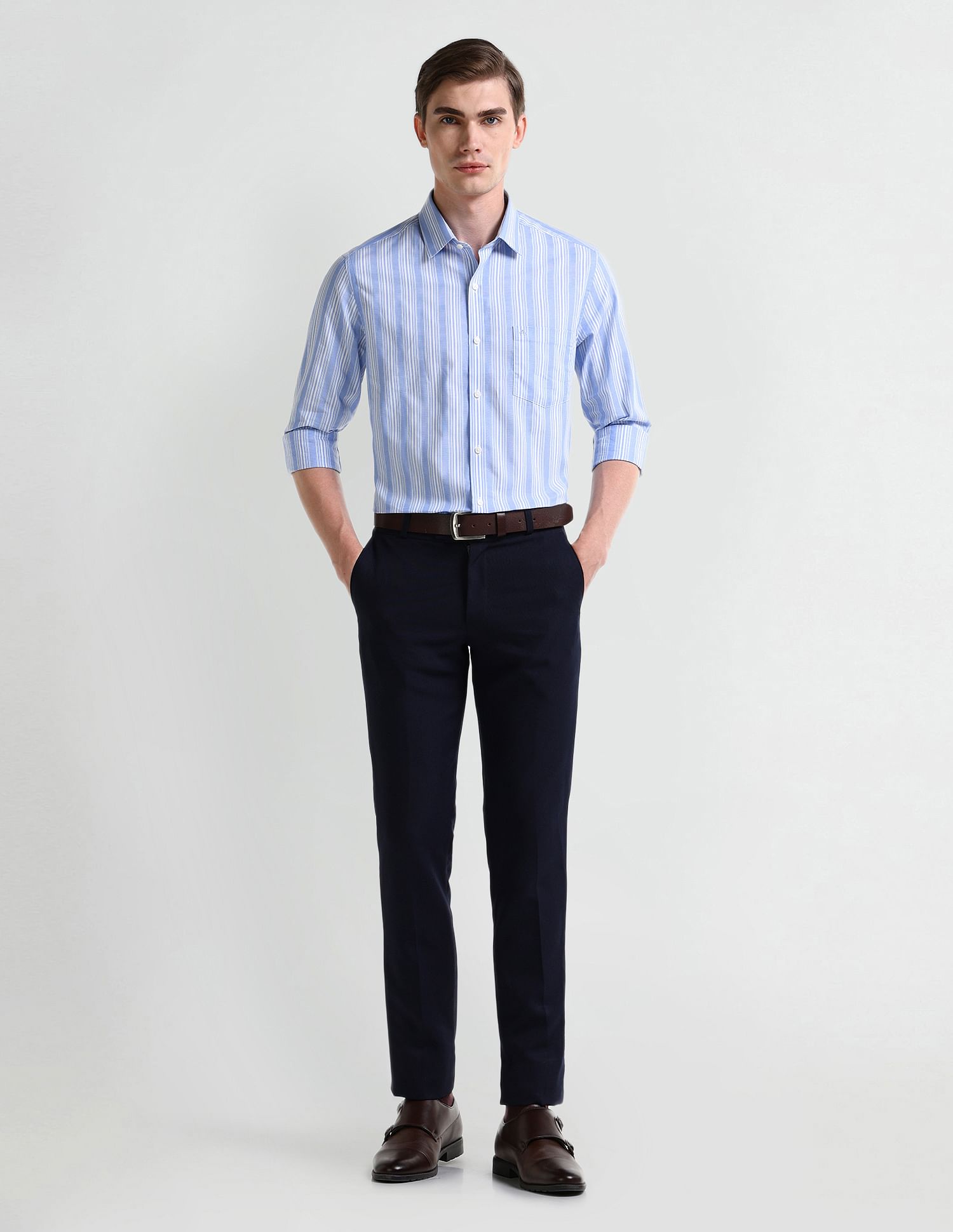 Arrow Manhattan Slim Cotton Shirt
