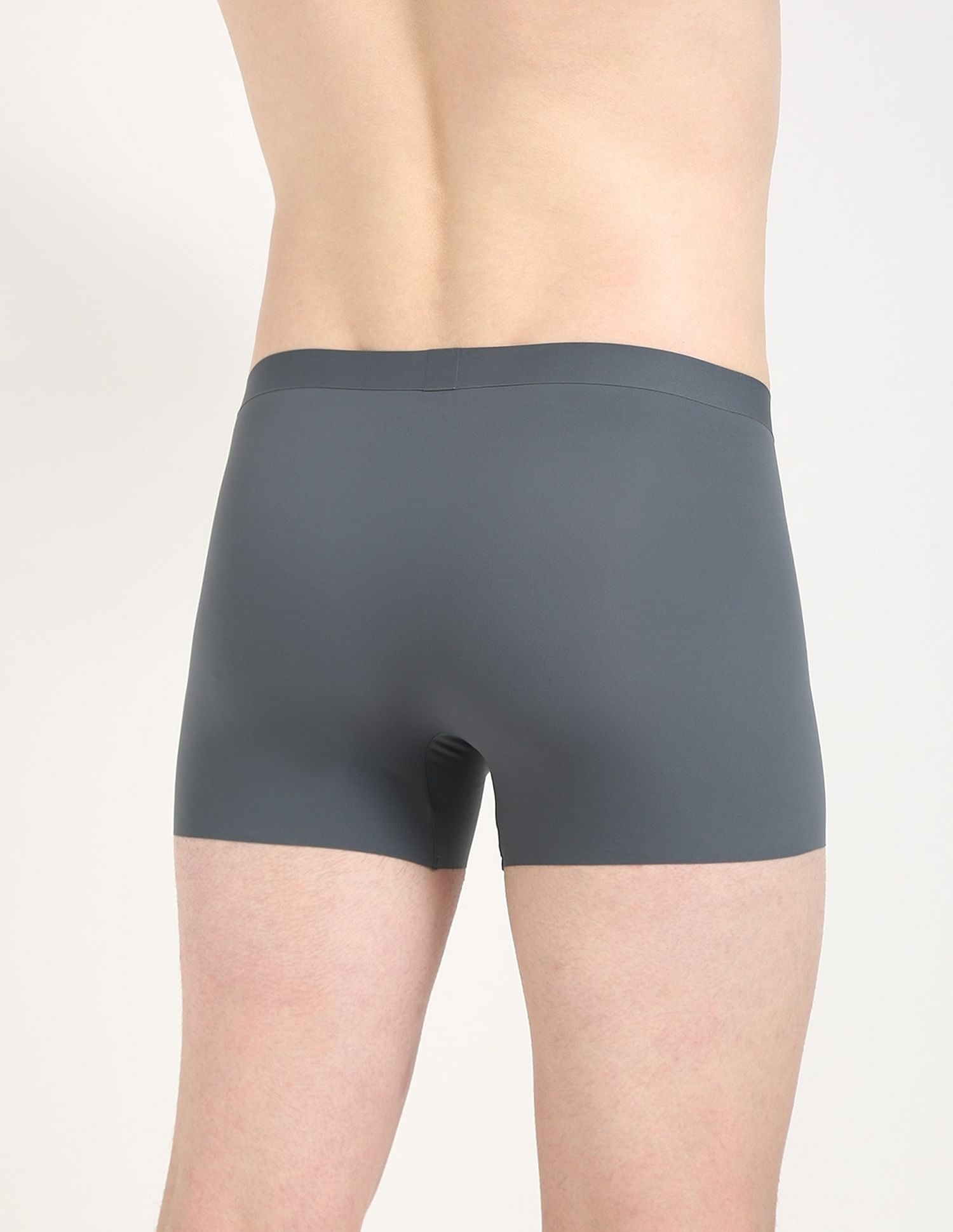 Calvin Klein Underwear Mid Rise Solid Grey Trunks